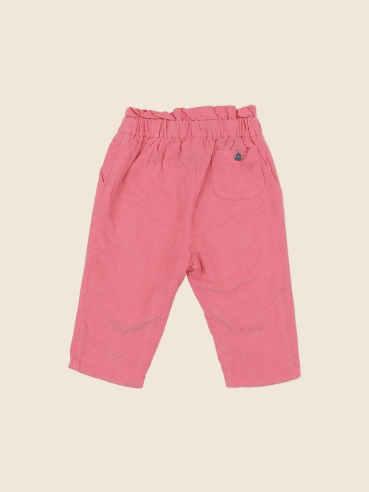 Jacadi - pantalon doublé rose - 6 mois