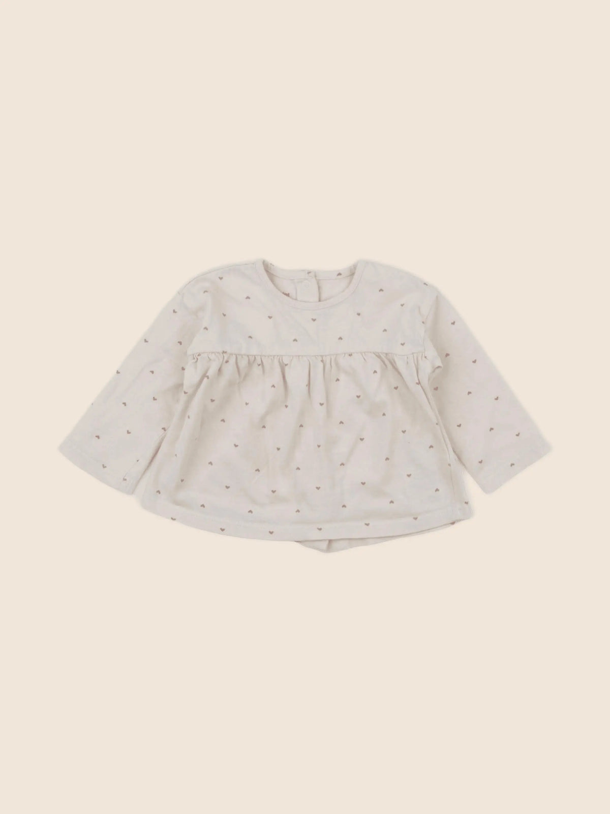 Vertbaudet - tee-shirt beige - 3 mois
