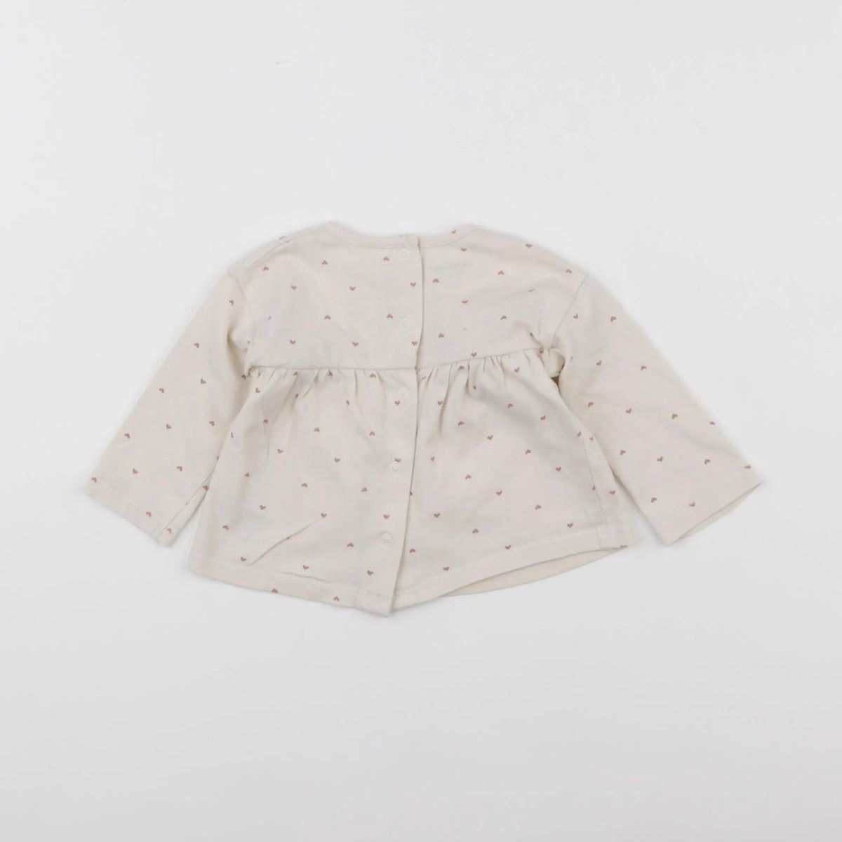 Vertbaudet - tee-shirt beige - 3 mois