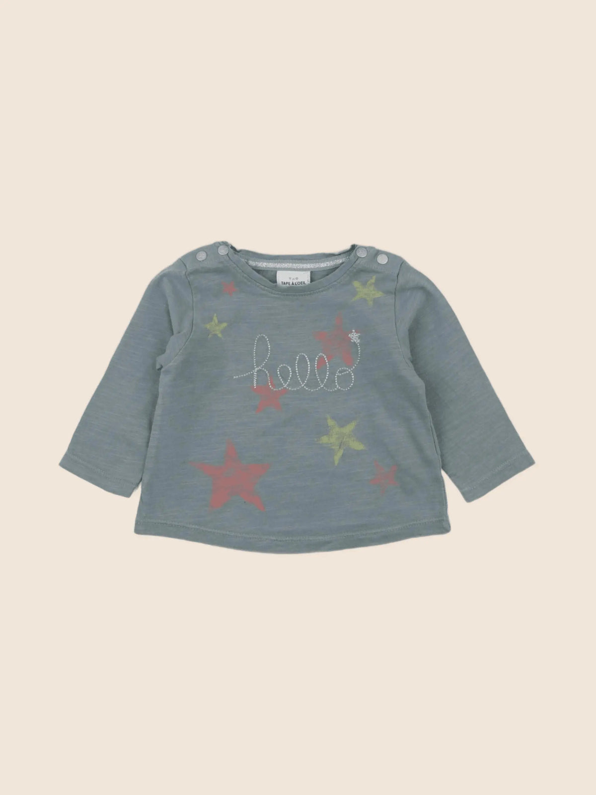 Tape à l'oeil - tee-shirt vert - 6 mois