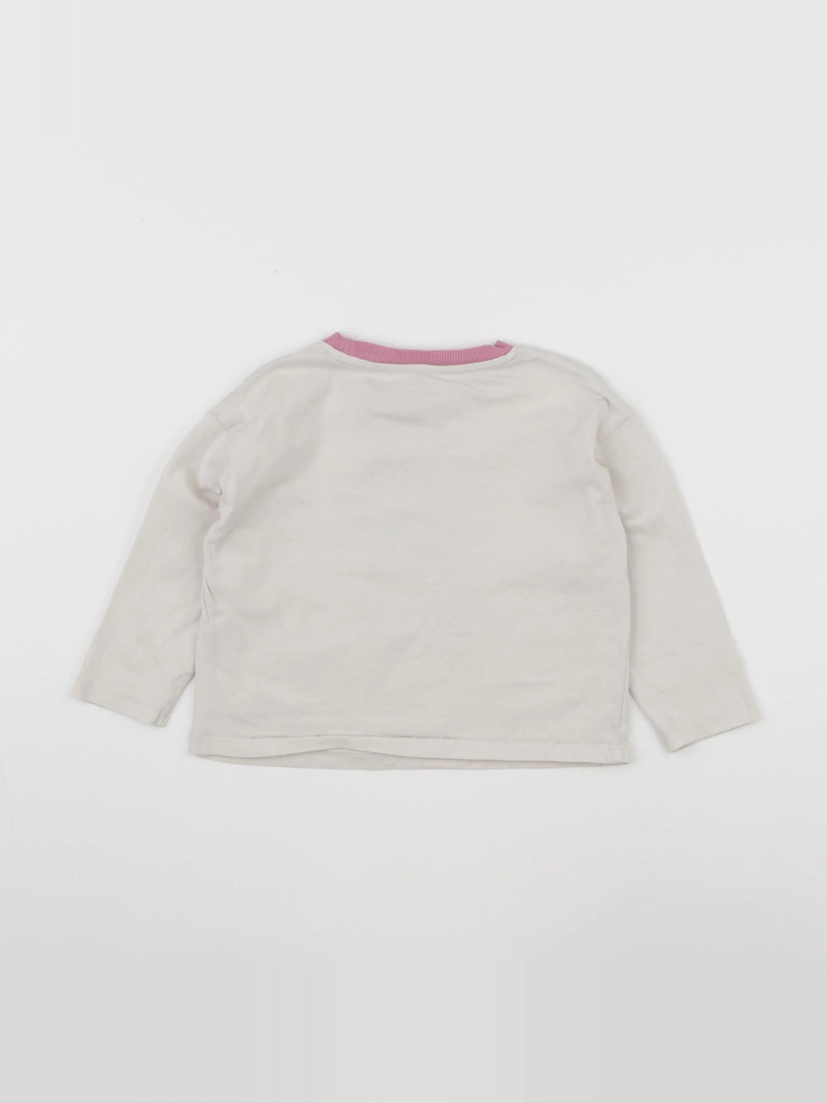 Vertbaudet - tee-shirt beige - 3 ans