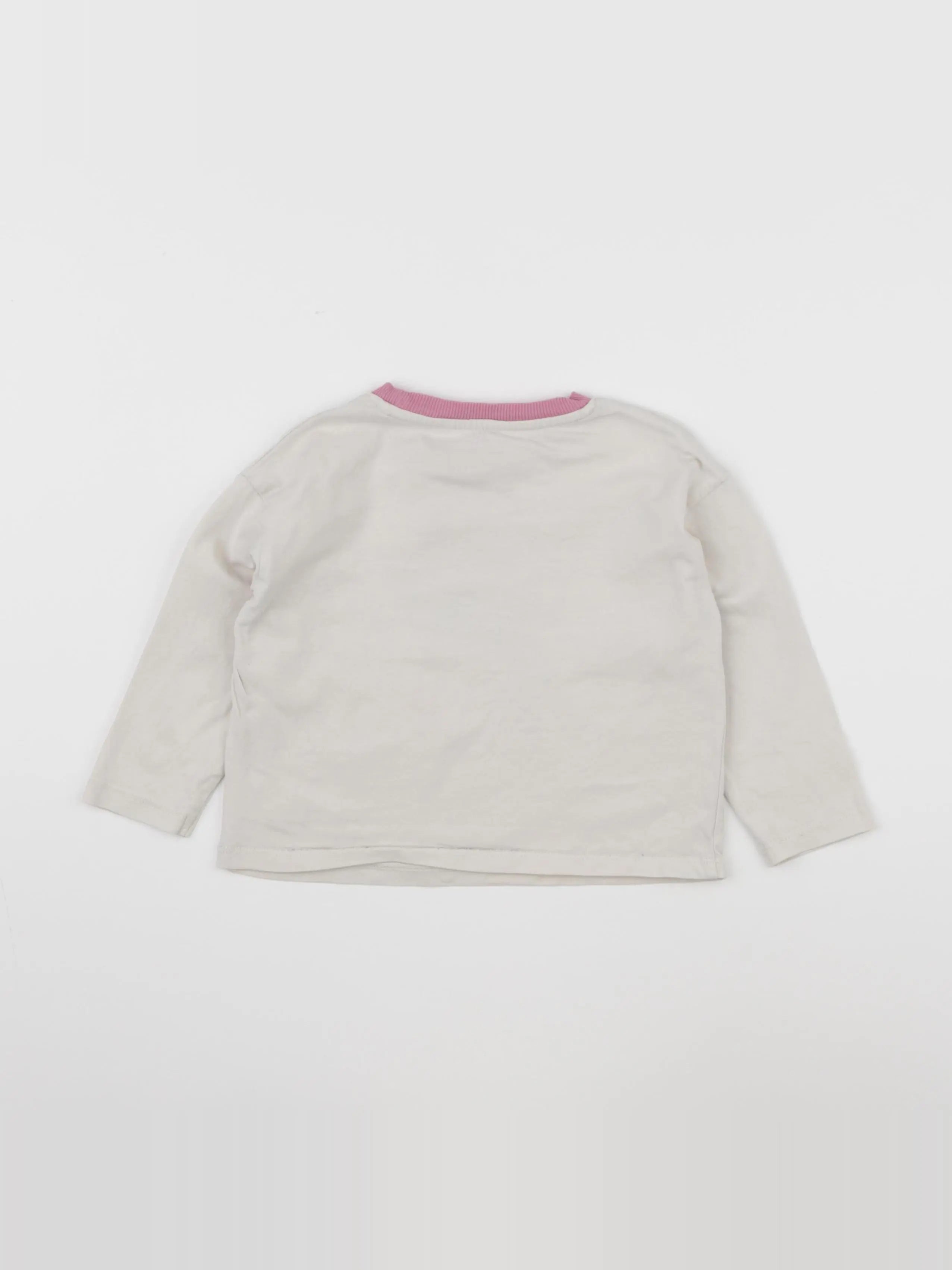 Vertbaudet - tee-shirt beige - 3 ans