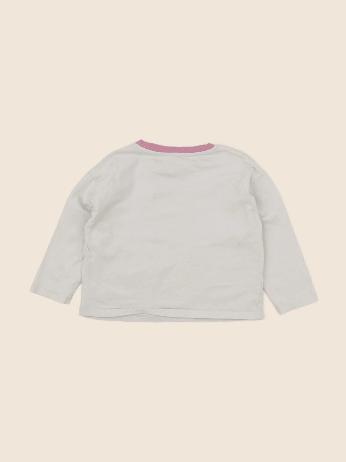 Vertbaudet - tee-shirt beige - 3 ans