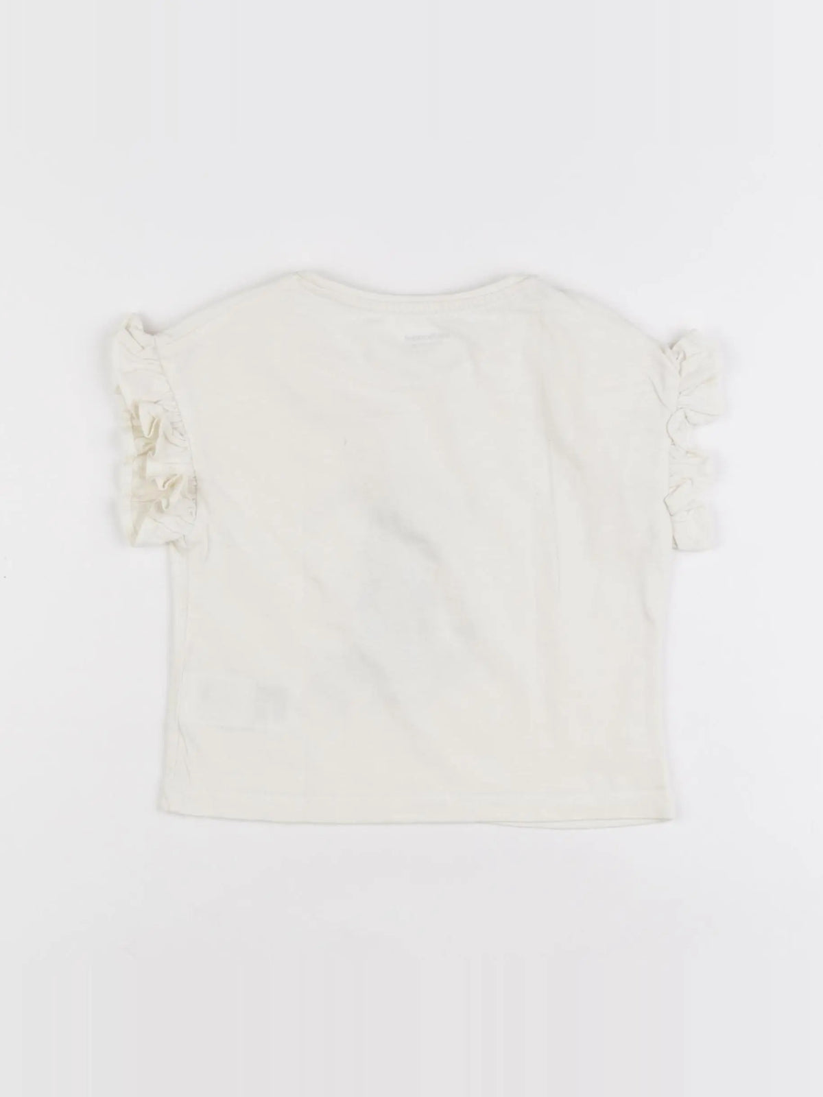 Vertbaudet - tee-shirt blanc - 2 ans