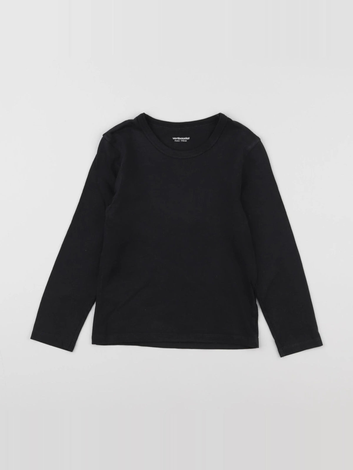 Vertbaudet - maillot de corps noir - 6 ans