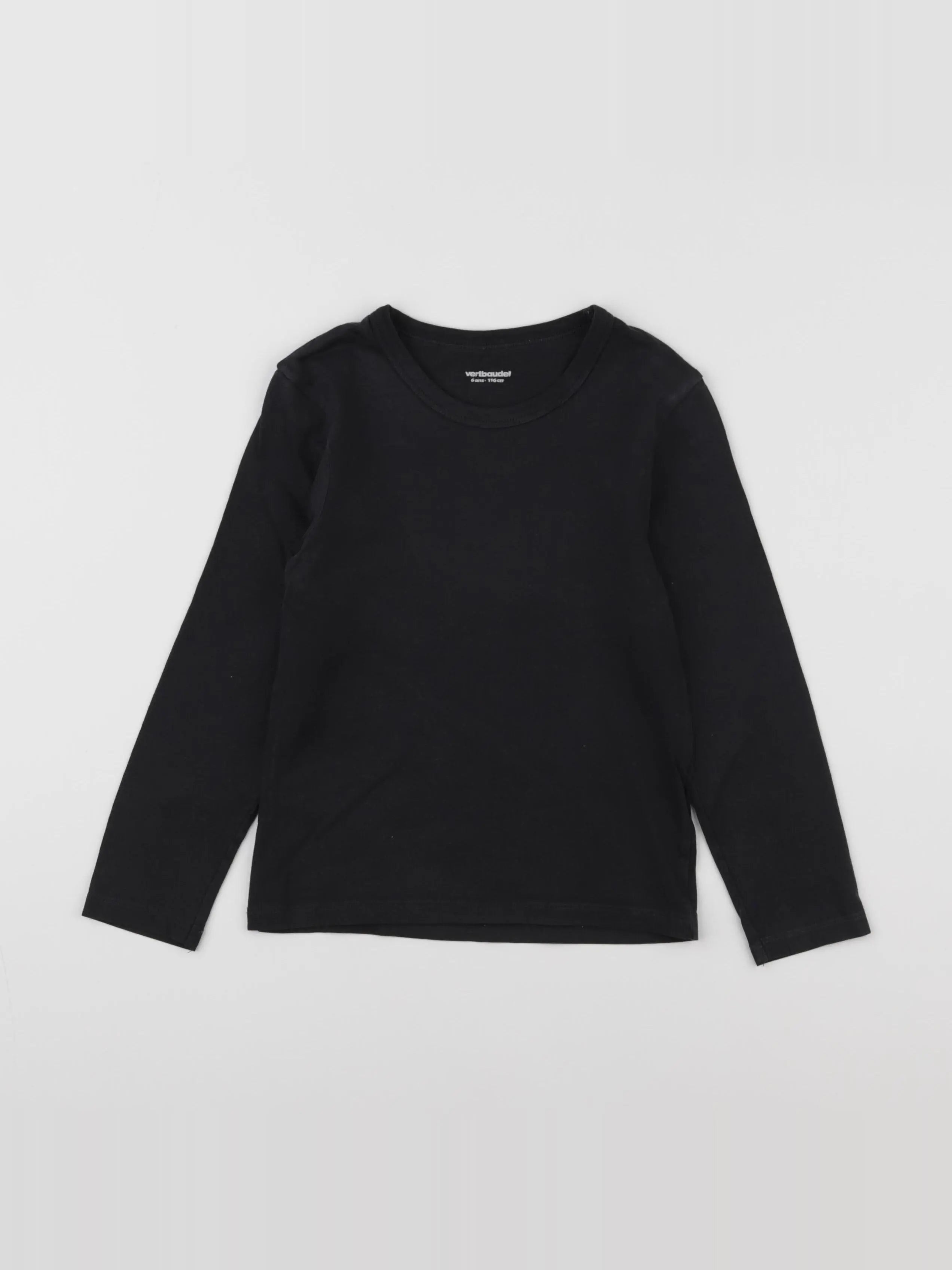 Vertbaudet - maillot de corps noir - 6 ans