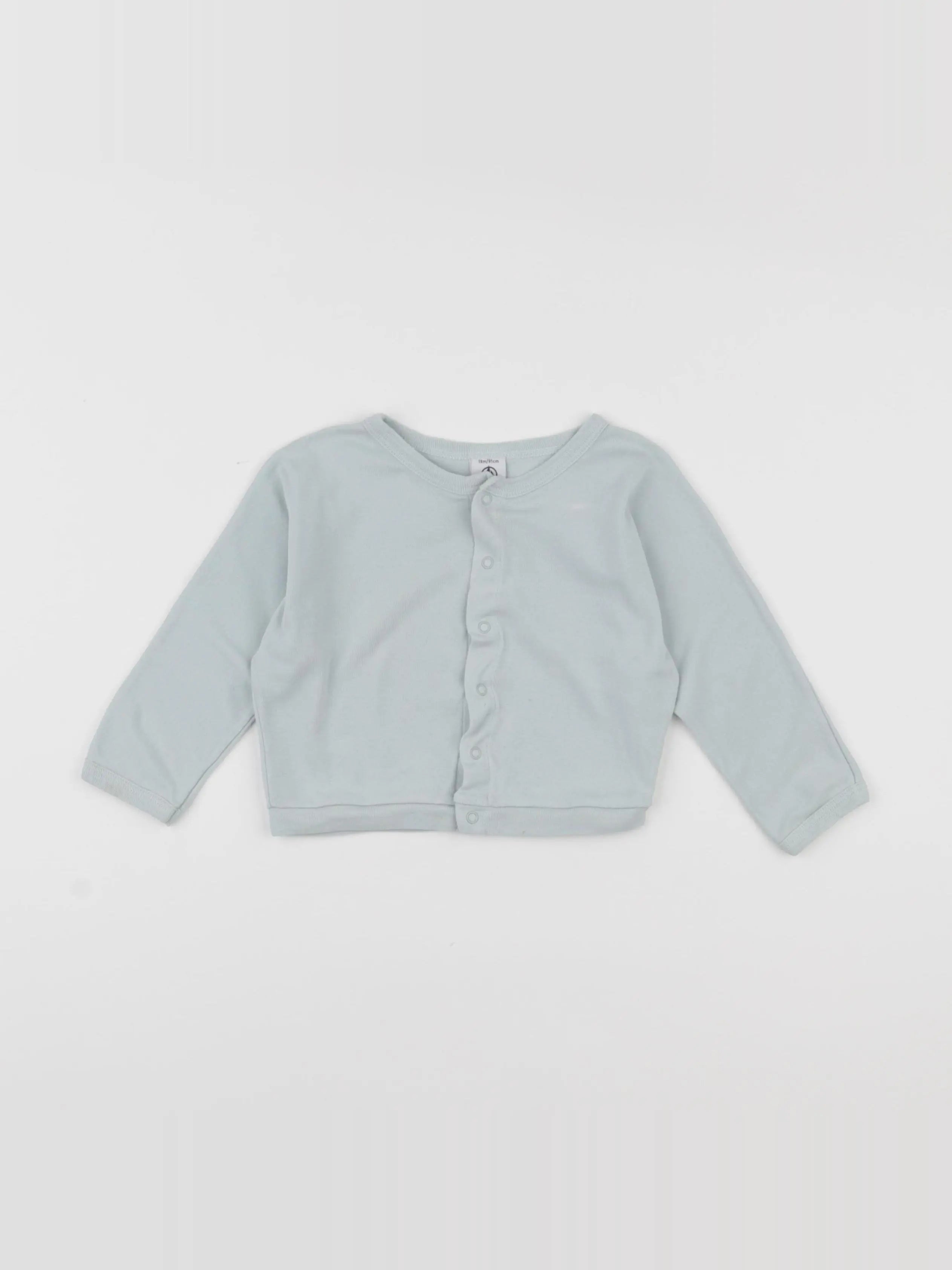 Petit Bateau - tee-shirt vert - 18 mois