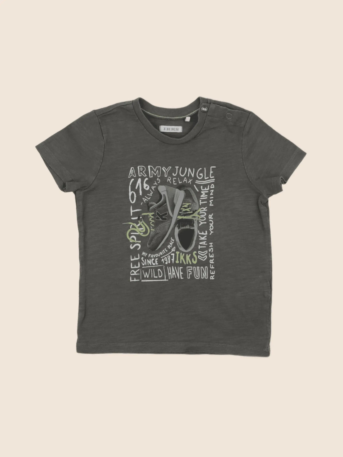 IKKS - tee-shirt vert - 18 mois
