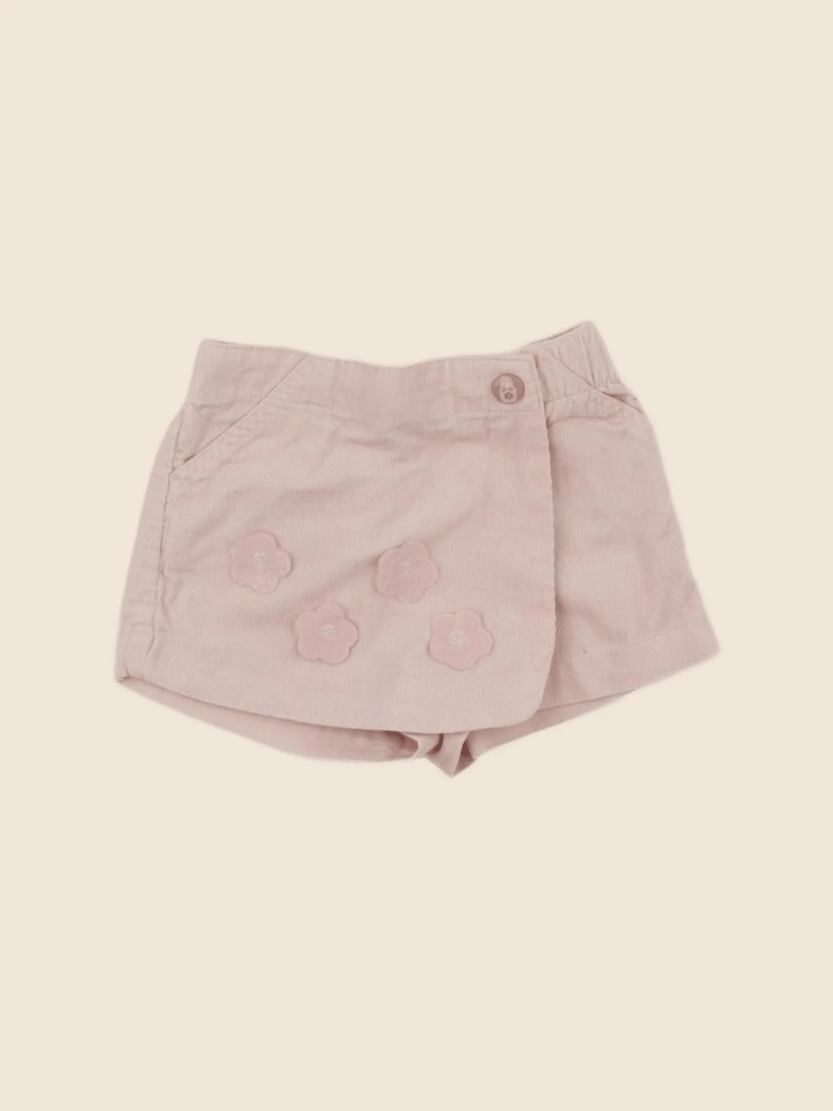 Vertbaudet - jupe short rose - 2 ans