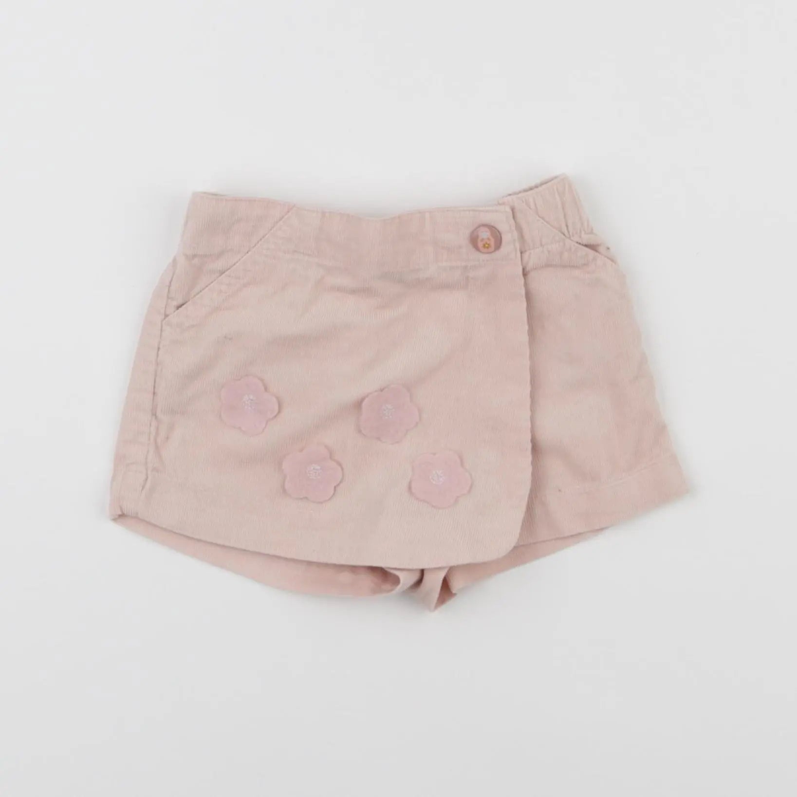 Vertbaudet - jupe short rose - 2 ans