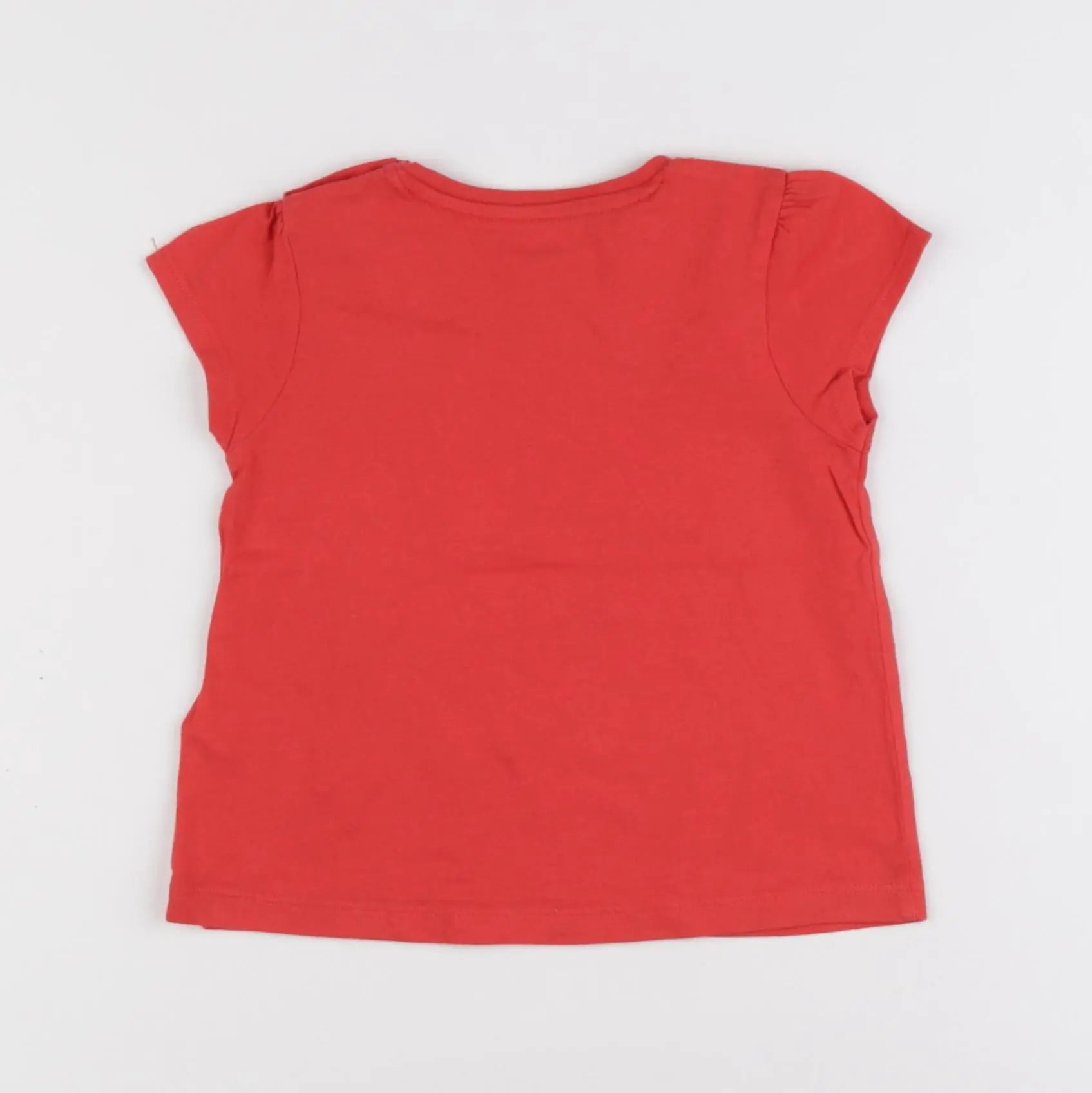 Vertbaudet - tee-shirt rouge - 18 mois