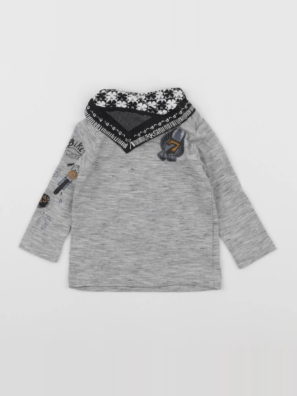 IKKS - tee-shirt gris - 3 mois