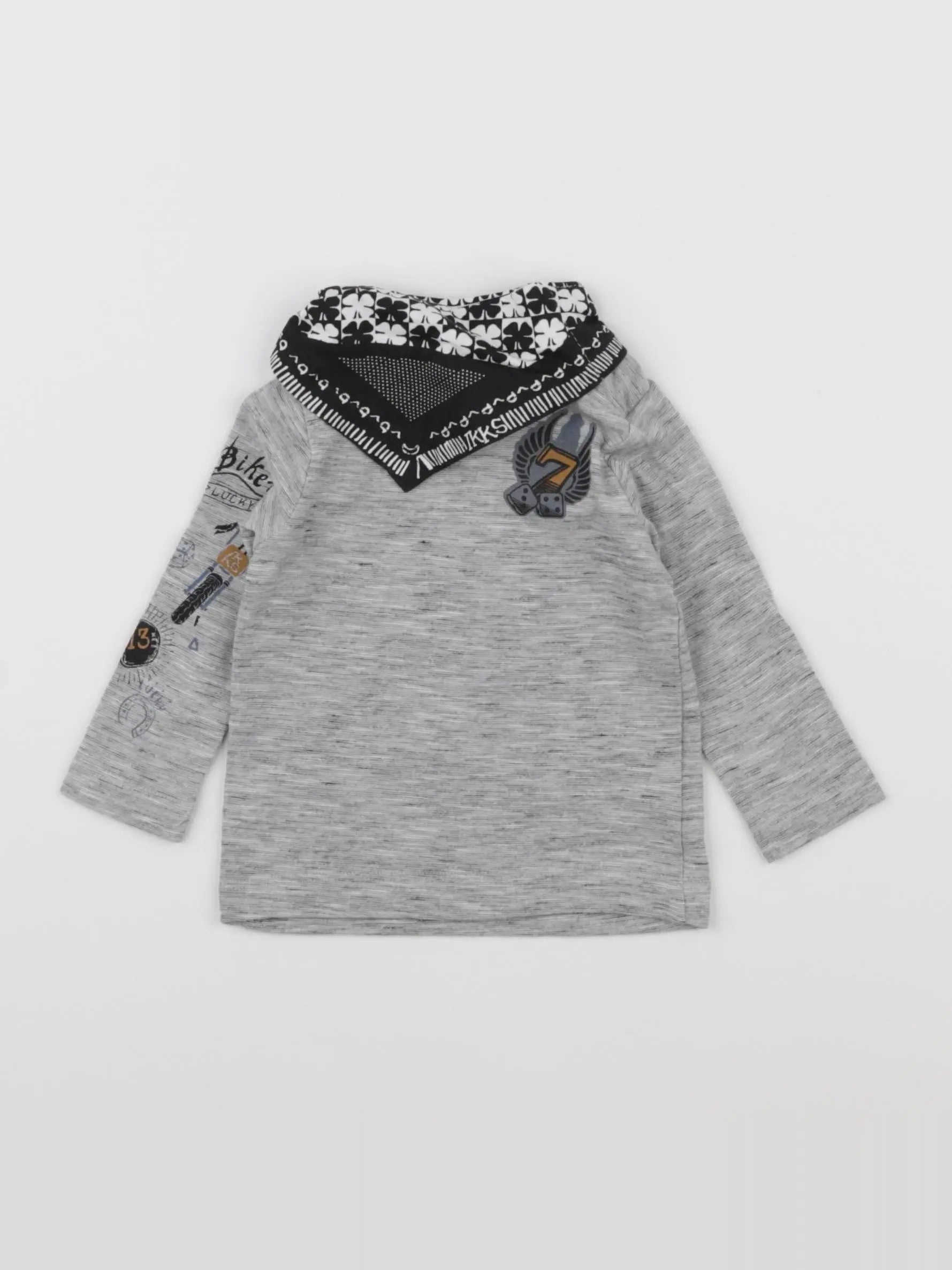 IKKS - tee-shirt gris - 3 mois