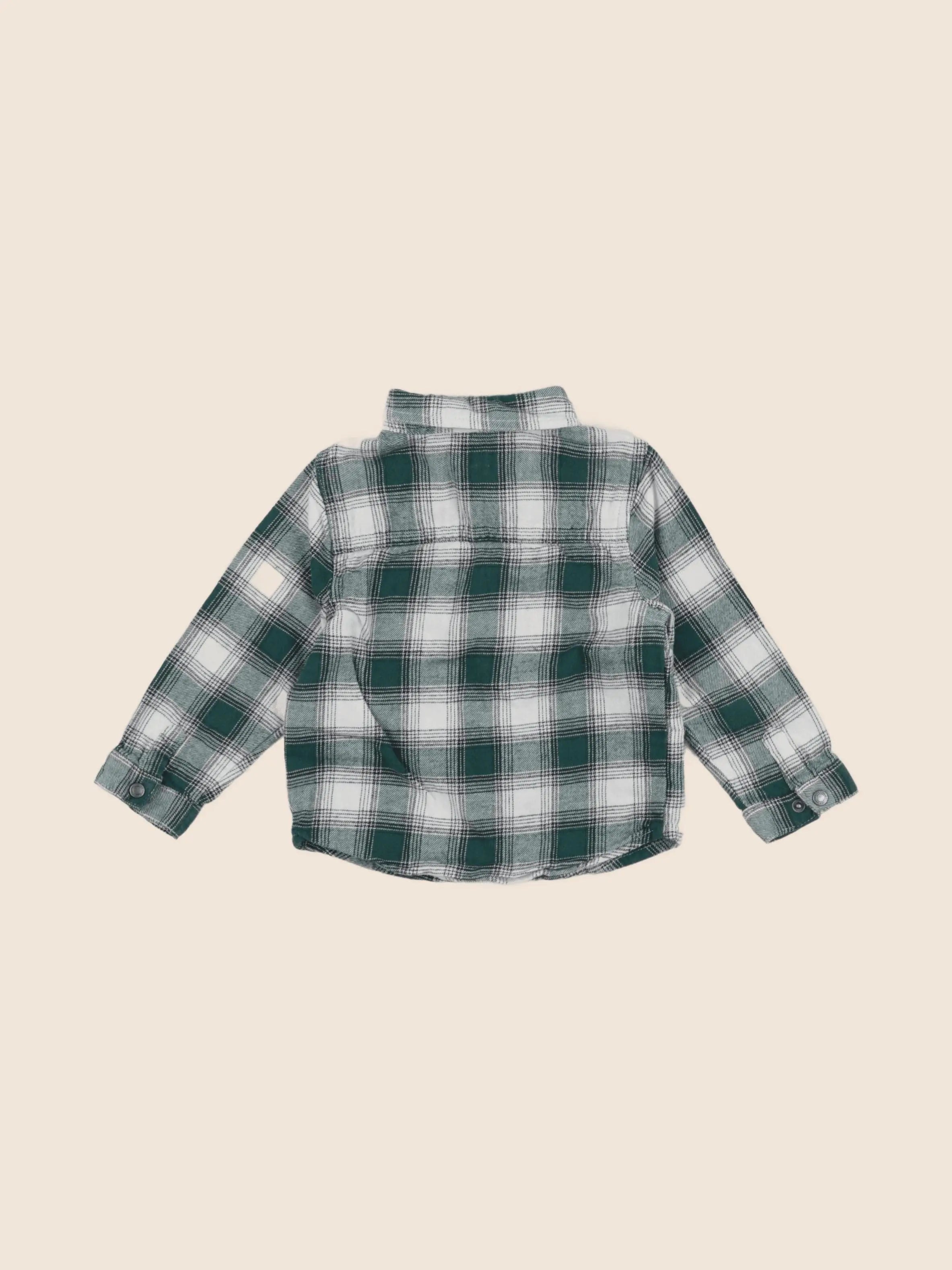 Vertbaudet - chemise vert - 18 mois
