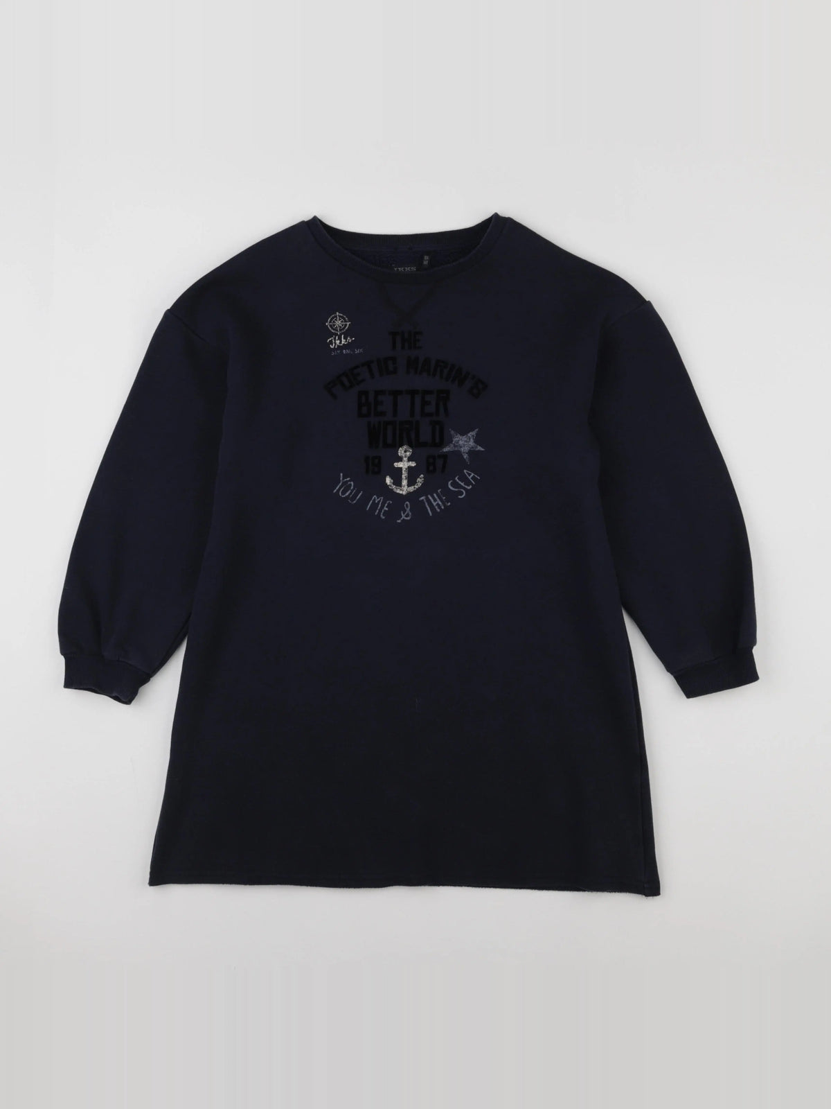 IKKS - robe bleu - 10 ans