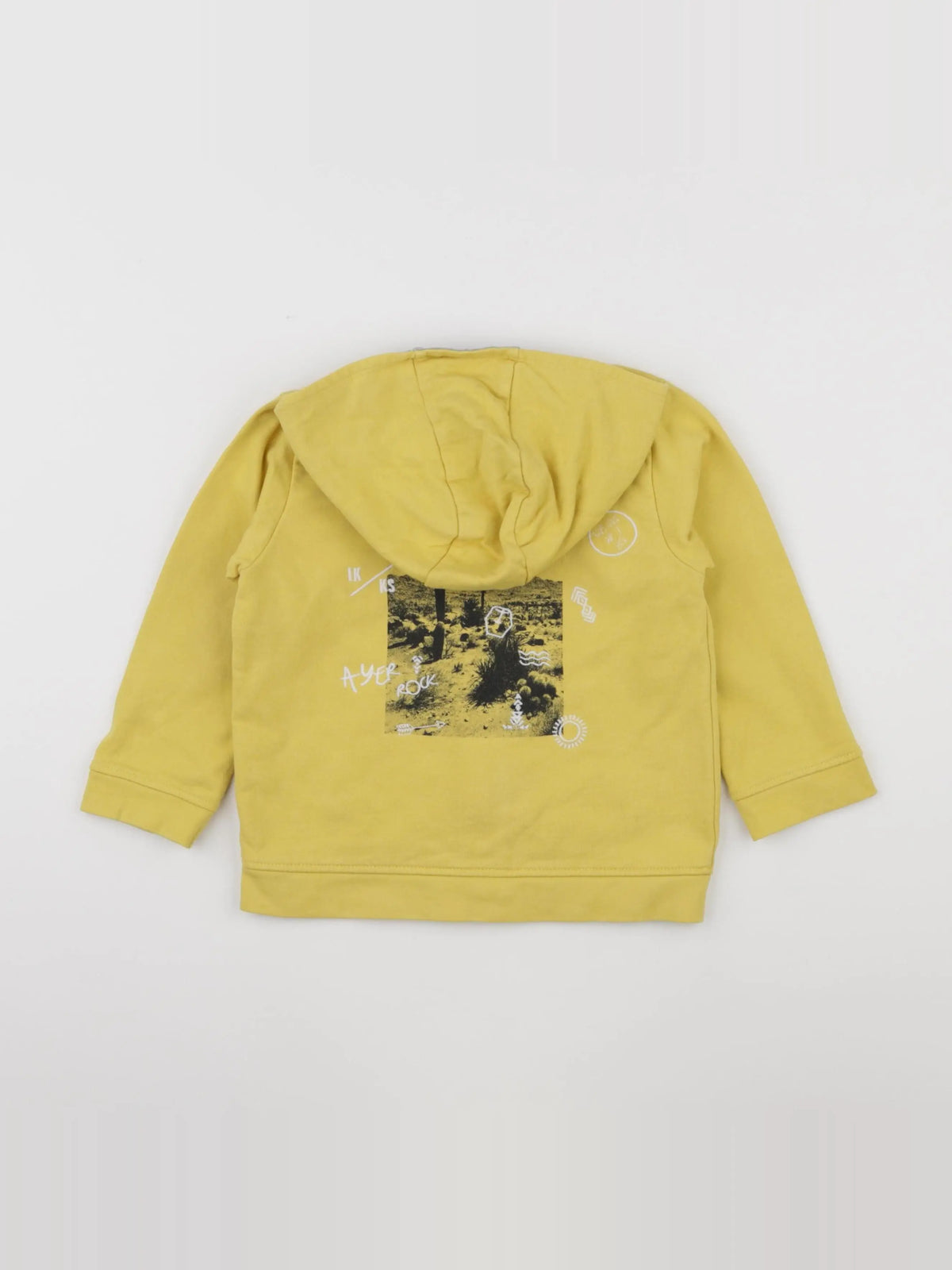 IKKS - sweat jaune - 2 ans