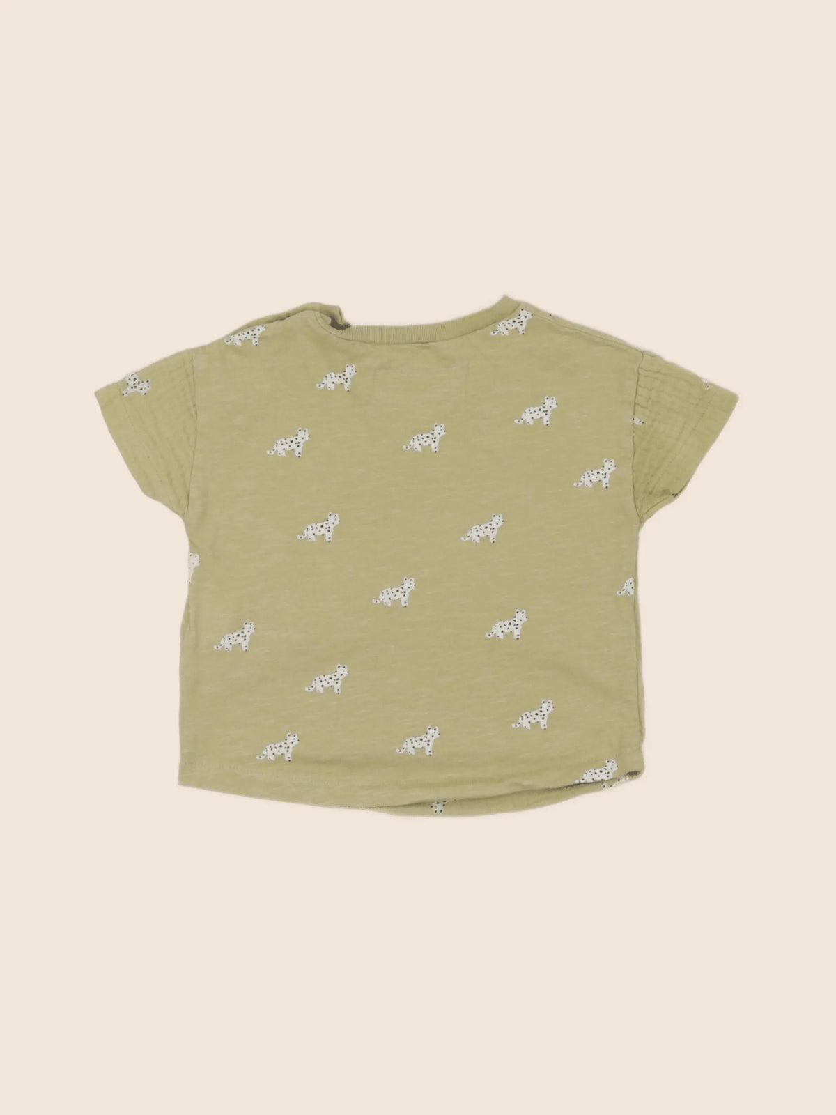 Zara - tee-shirt jaune - 3/6 mois