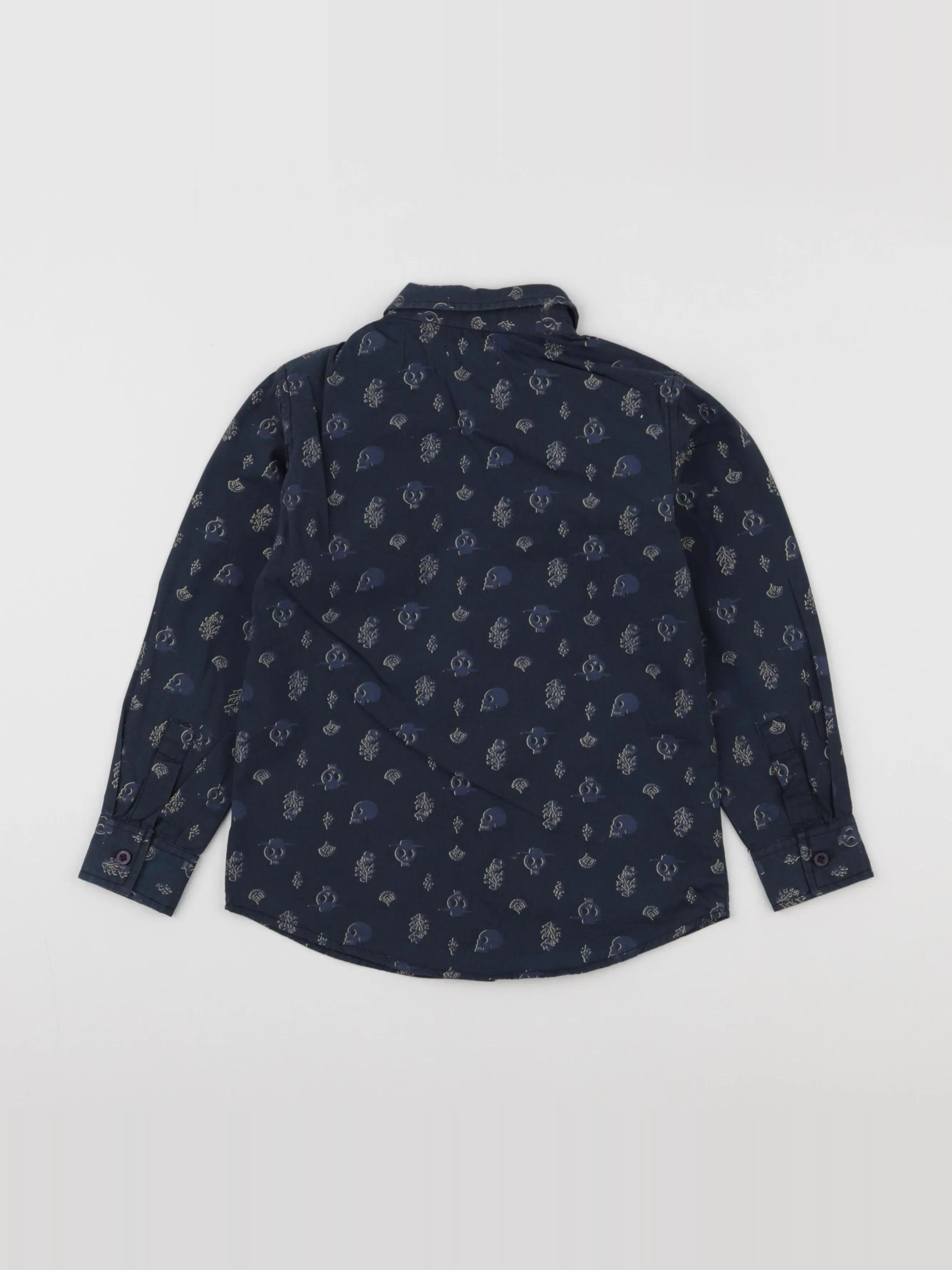 Vertbaudet - chemise bleu - 6 ans