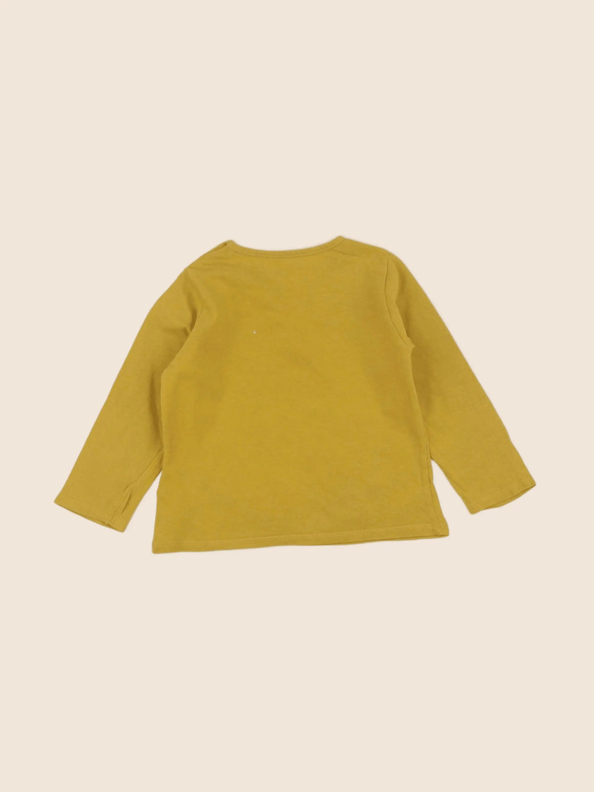 Vertbaudet - tee-shirt jaune - 12 mois