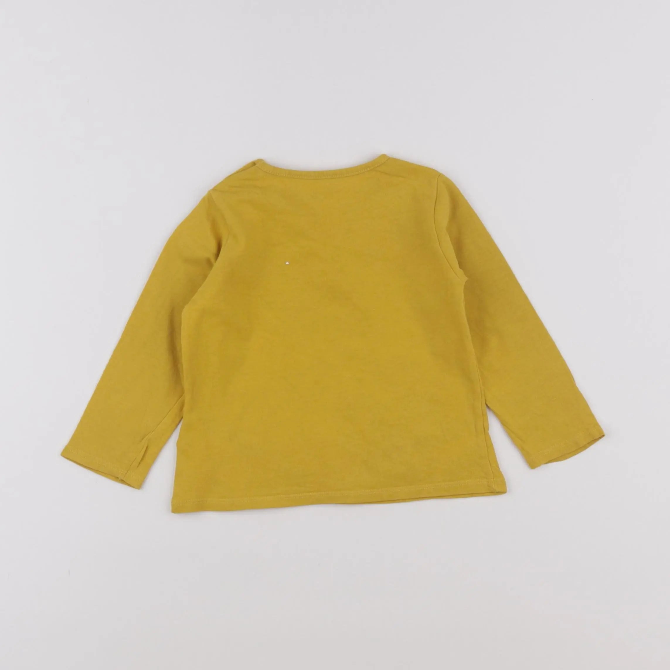 Vertbaudet - tee-shirt jaune - 12 mois