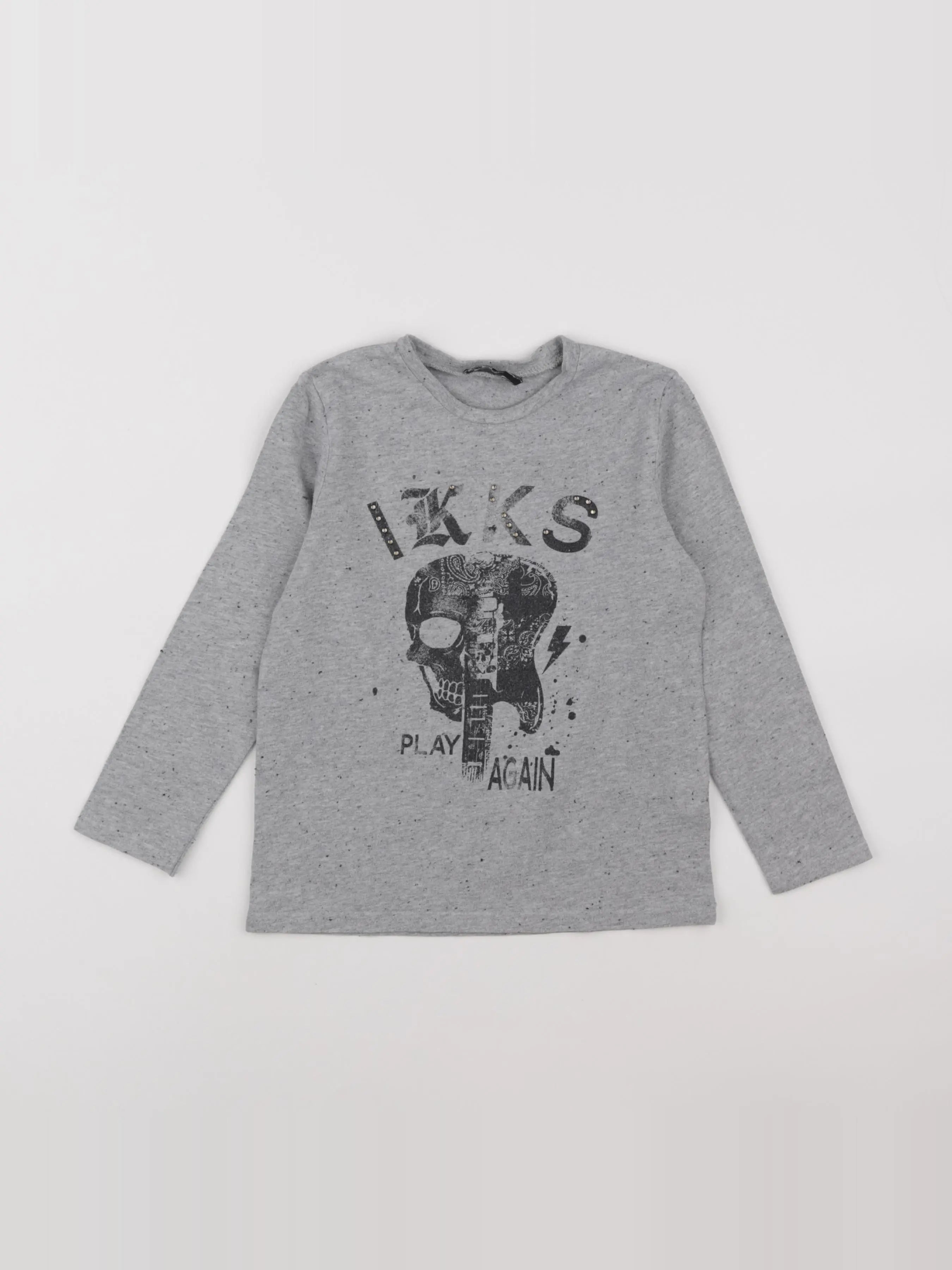 IKKS - tee-shirt gris - 5 ans