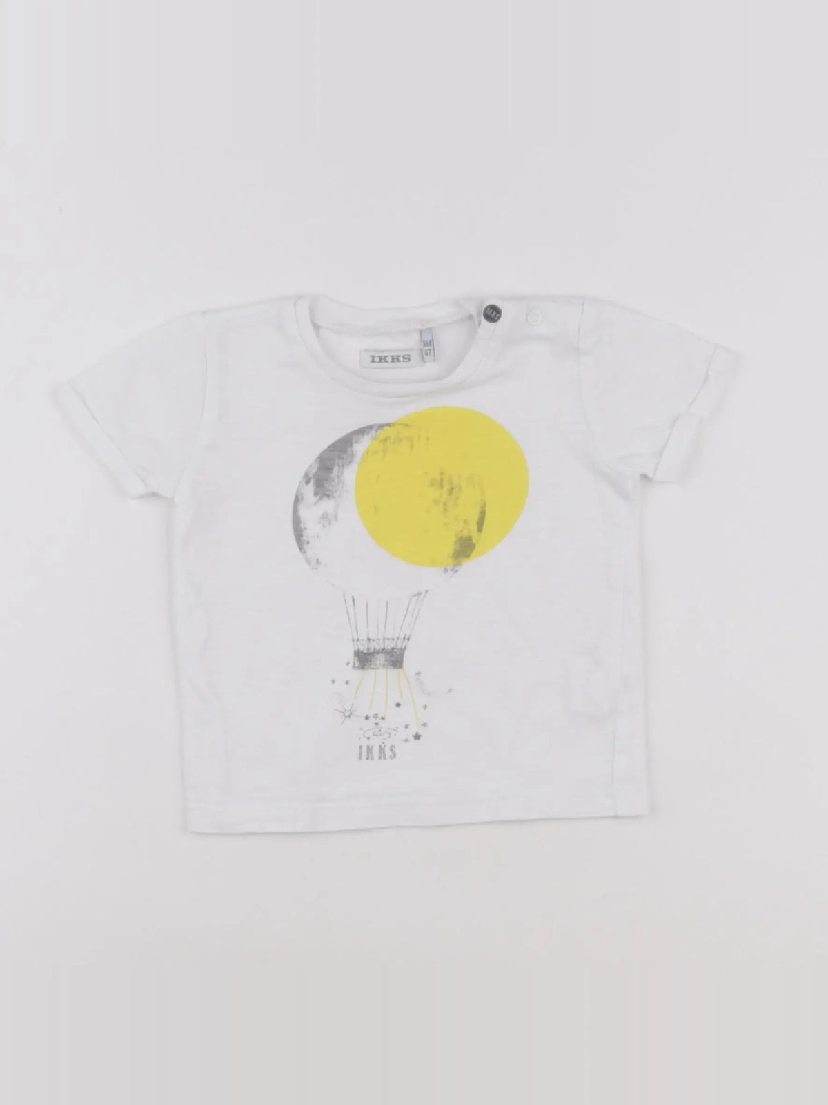 IKKS - tee-shirt blanc - 6 mois