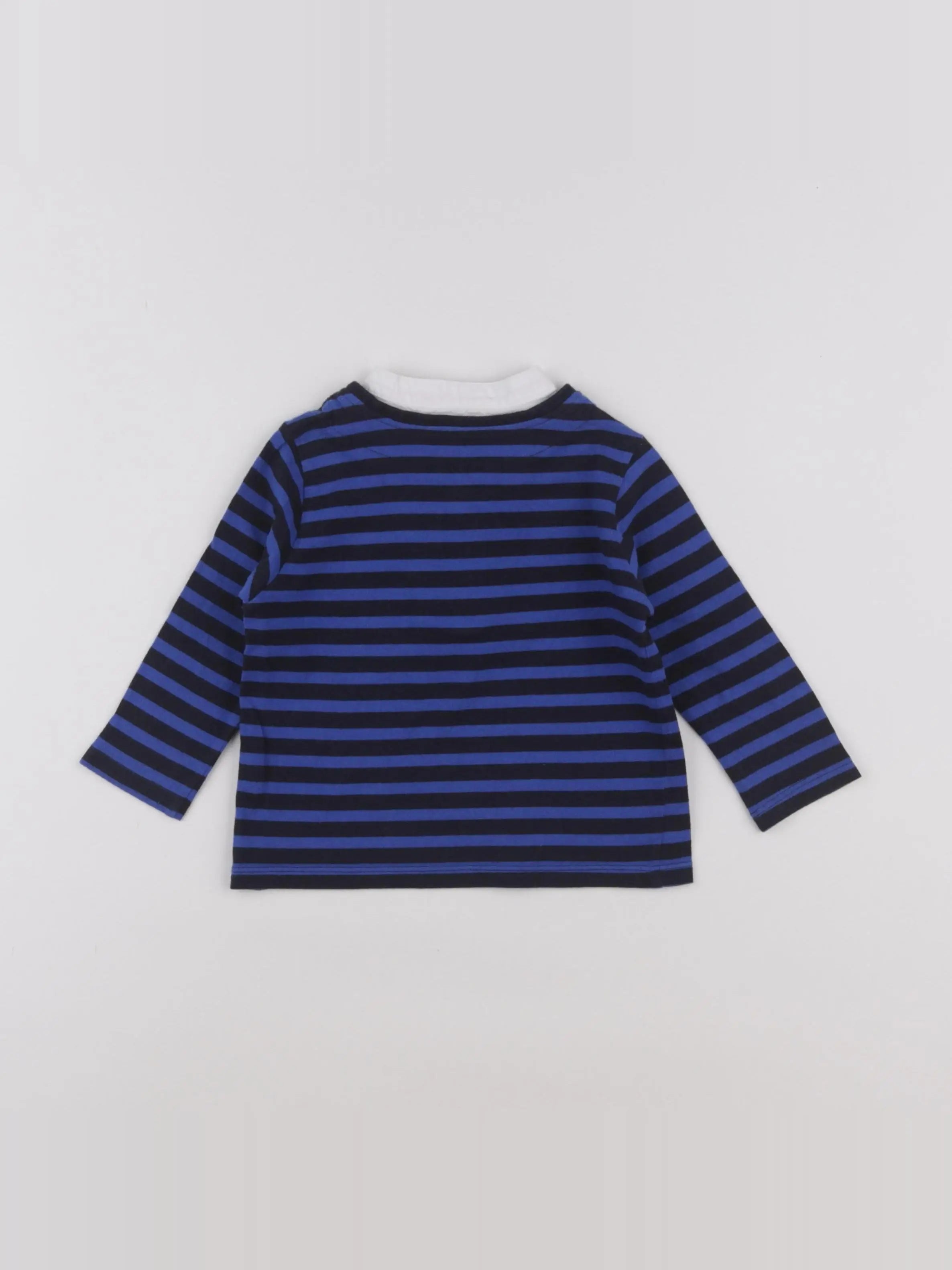 IKKS - tee-shirt bleu - 12 mois