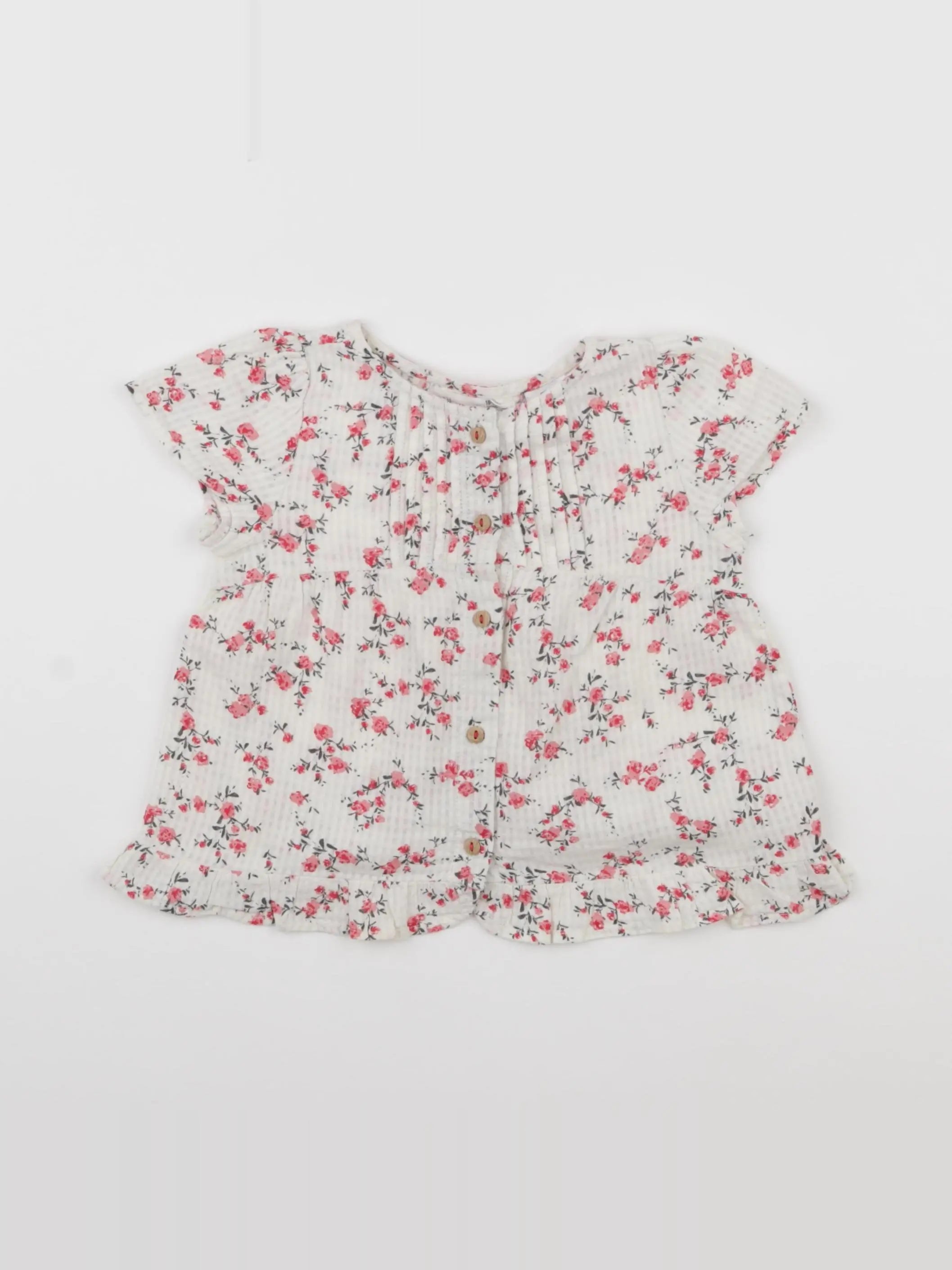 Zara - blouse beige, rose - 18/24 mois