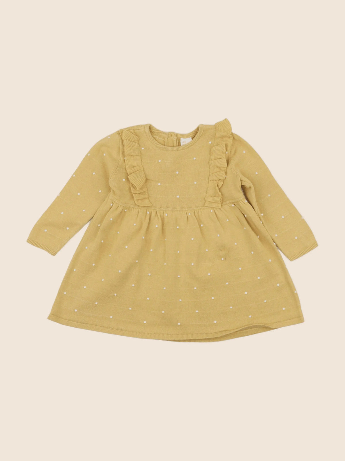 H&M - robe jaune - 9/12 mois