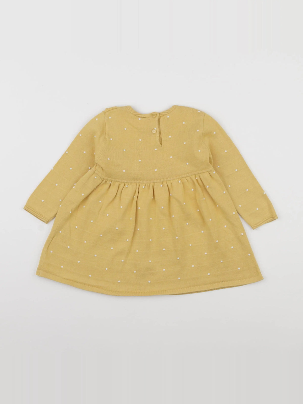 H&M - robe jaune - 9/12 mois