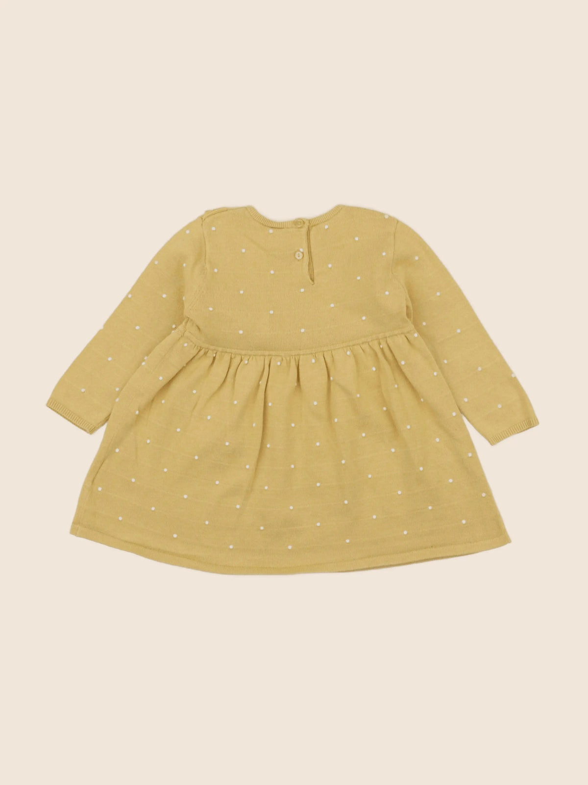H&M - robe jaune - 9/12 mois