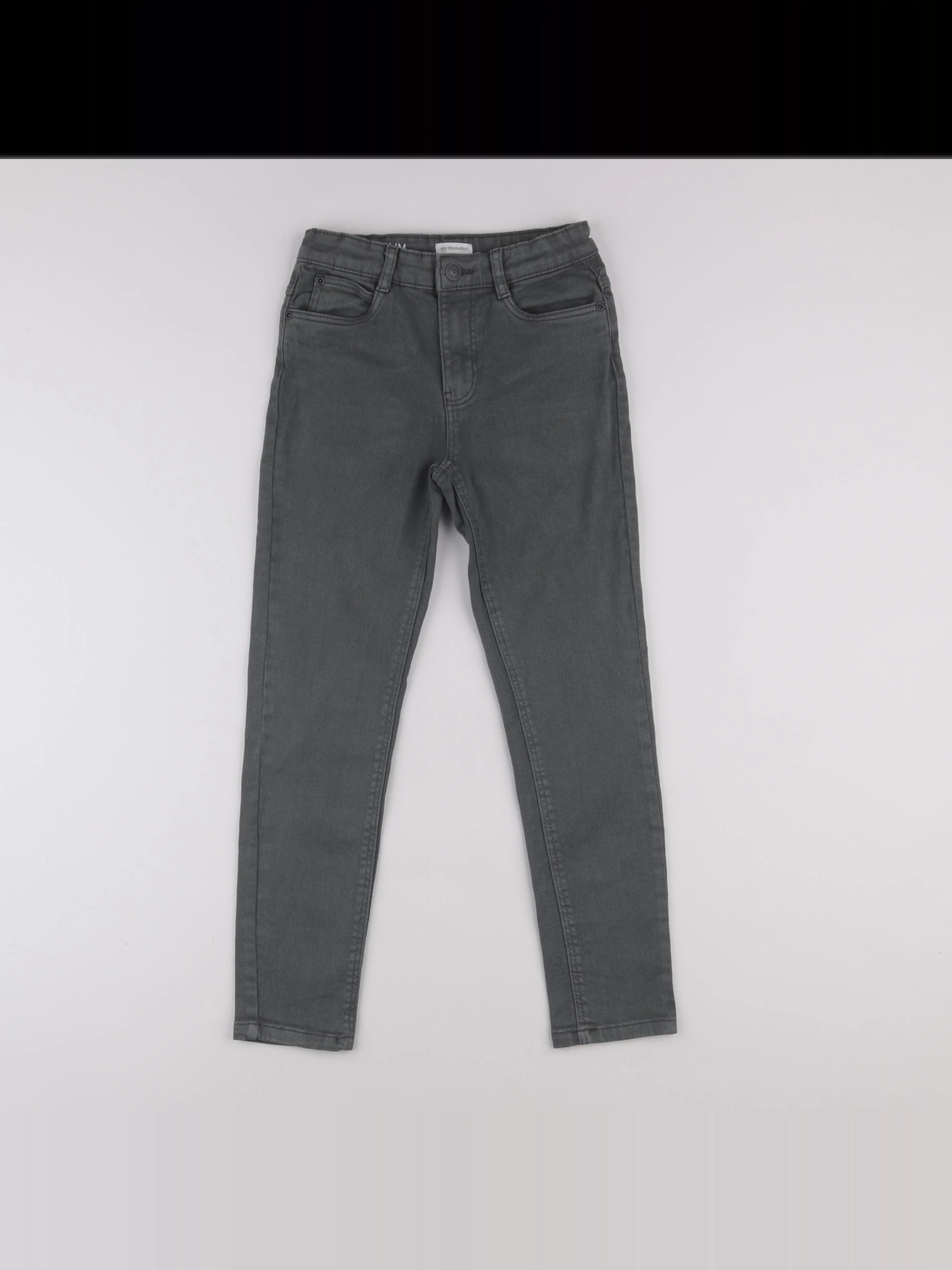 Vertbaudet - jean gris - 9 ans