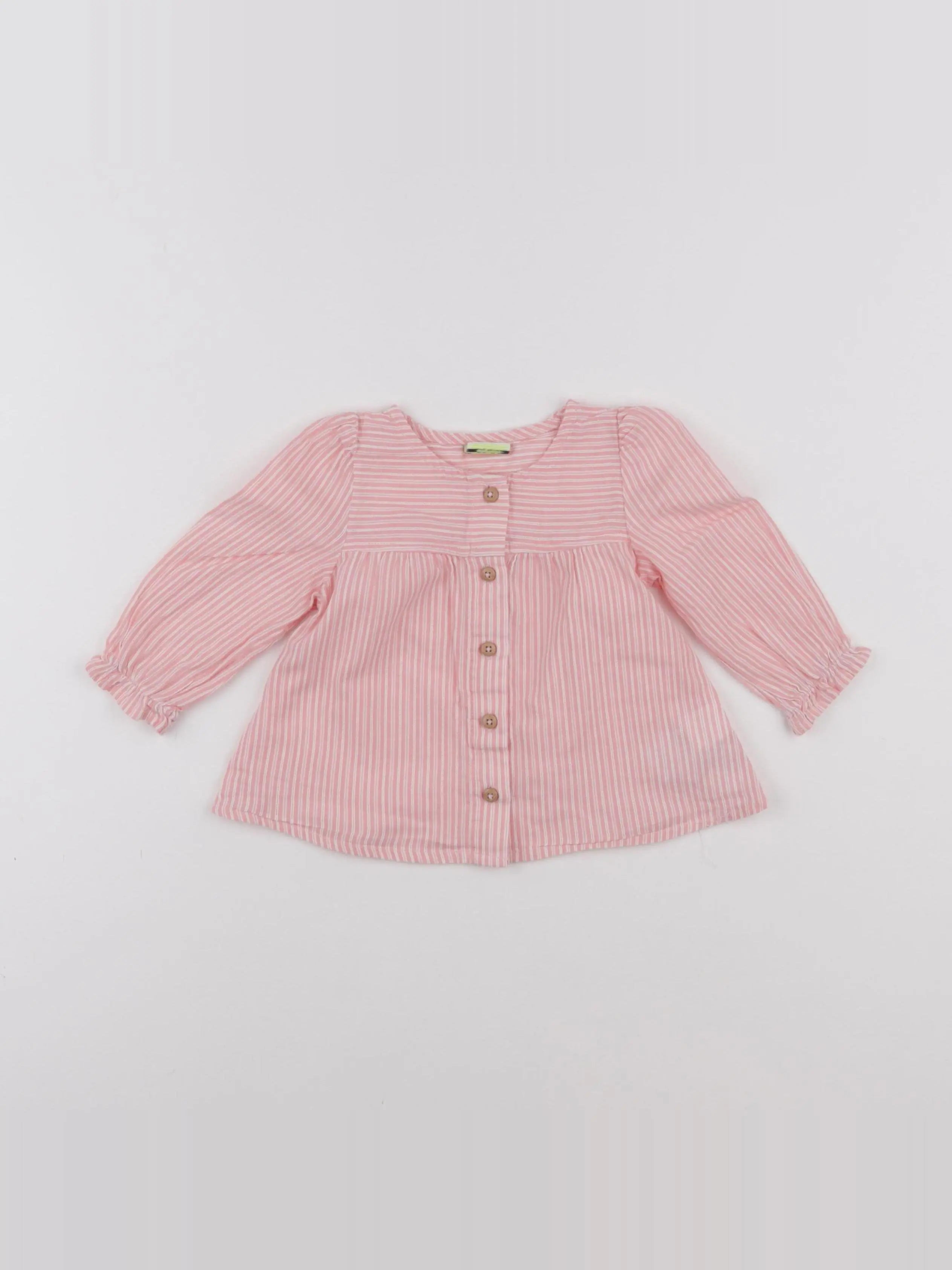 Tape à l'oeil - blouse rose - 12 mois