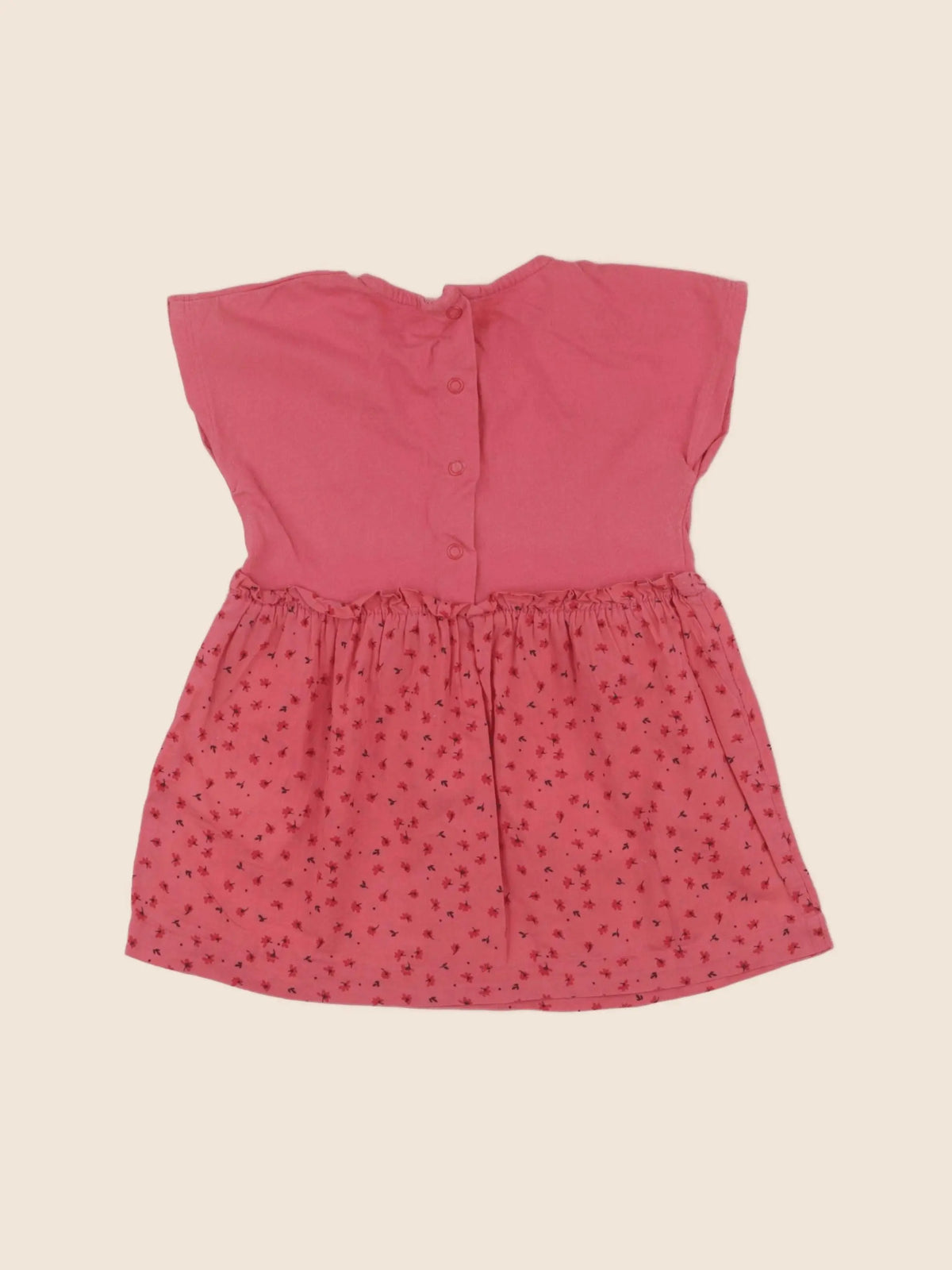 Vertbaudet - robe rouge - 12 mois