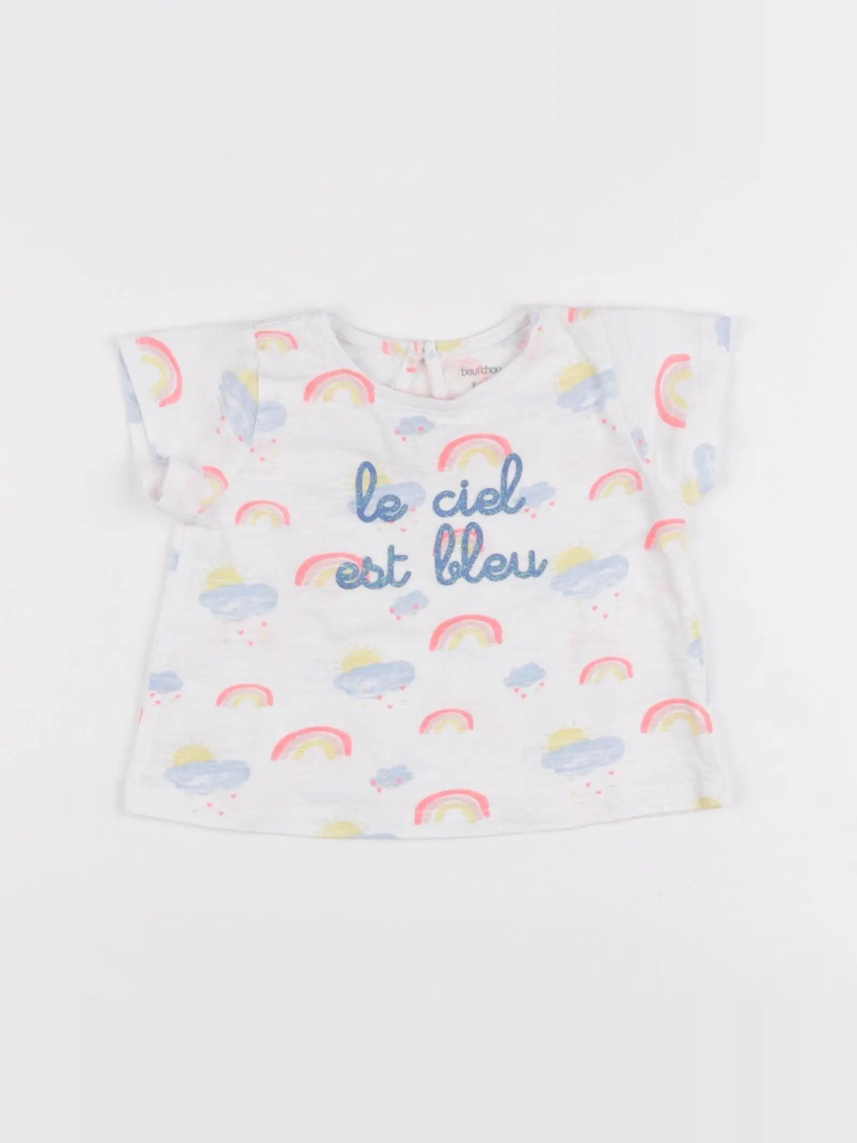 Boutchou - tee-shirt multicolore - 9 mois