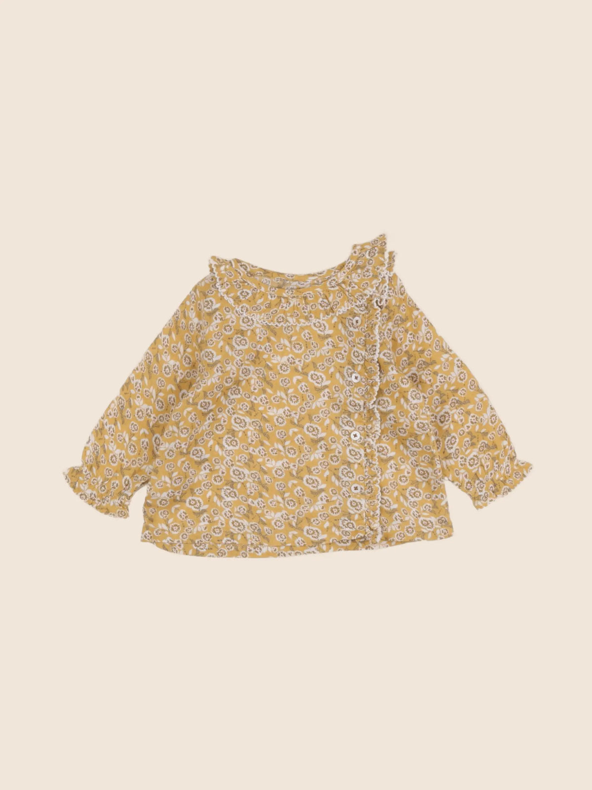 Boutchou - blouse jaune - 6 mois