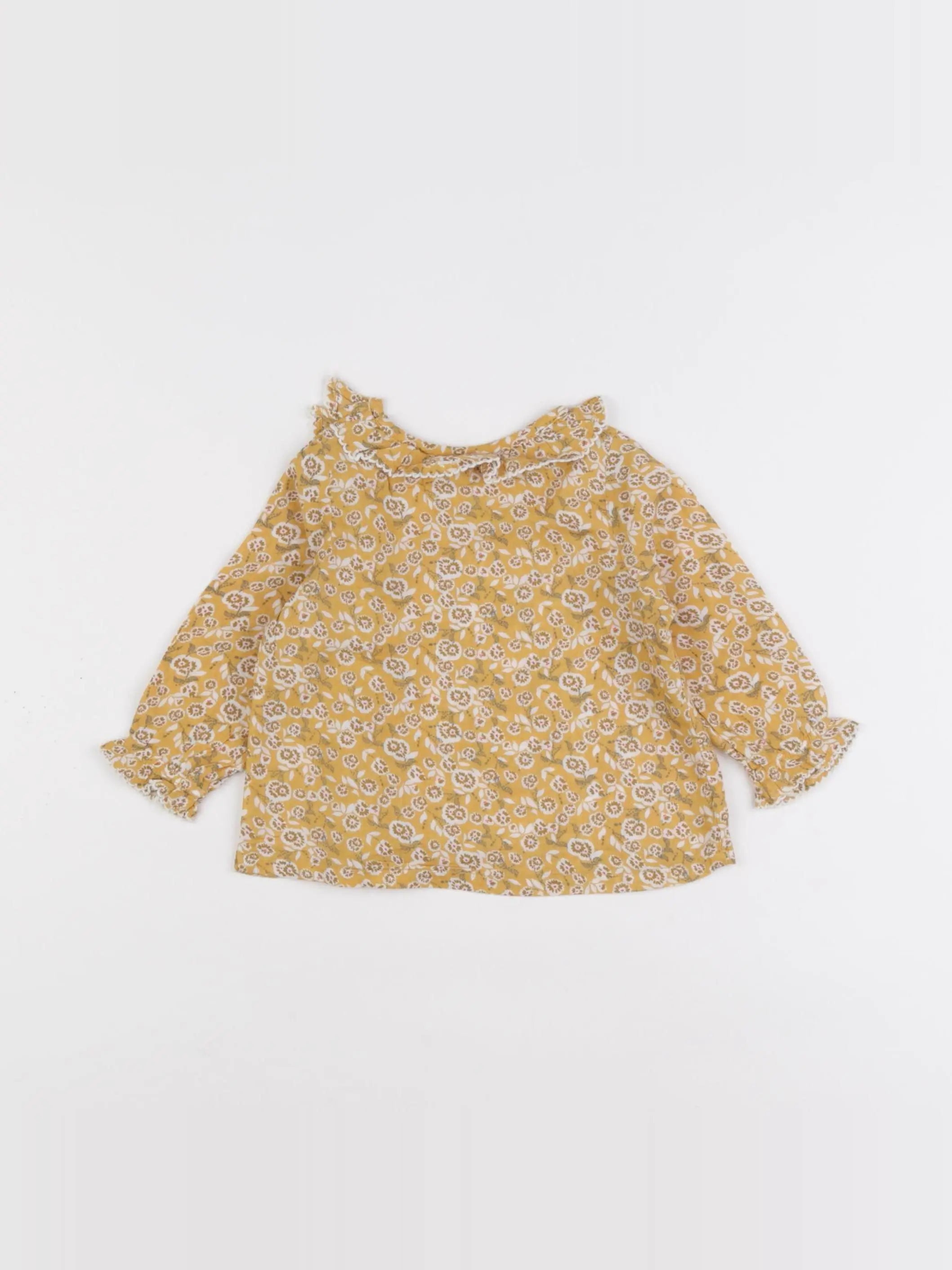 Boutchou - blouse jaune - 6 mois