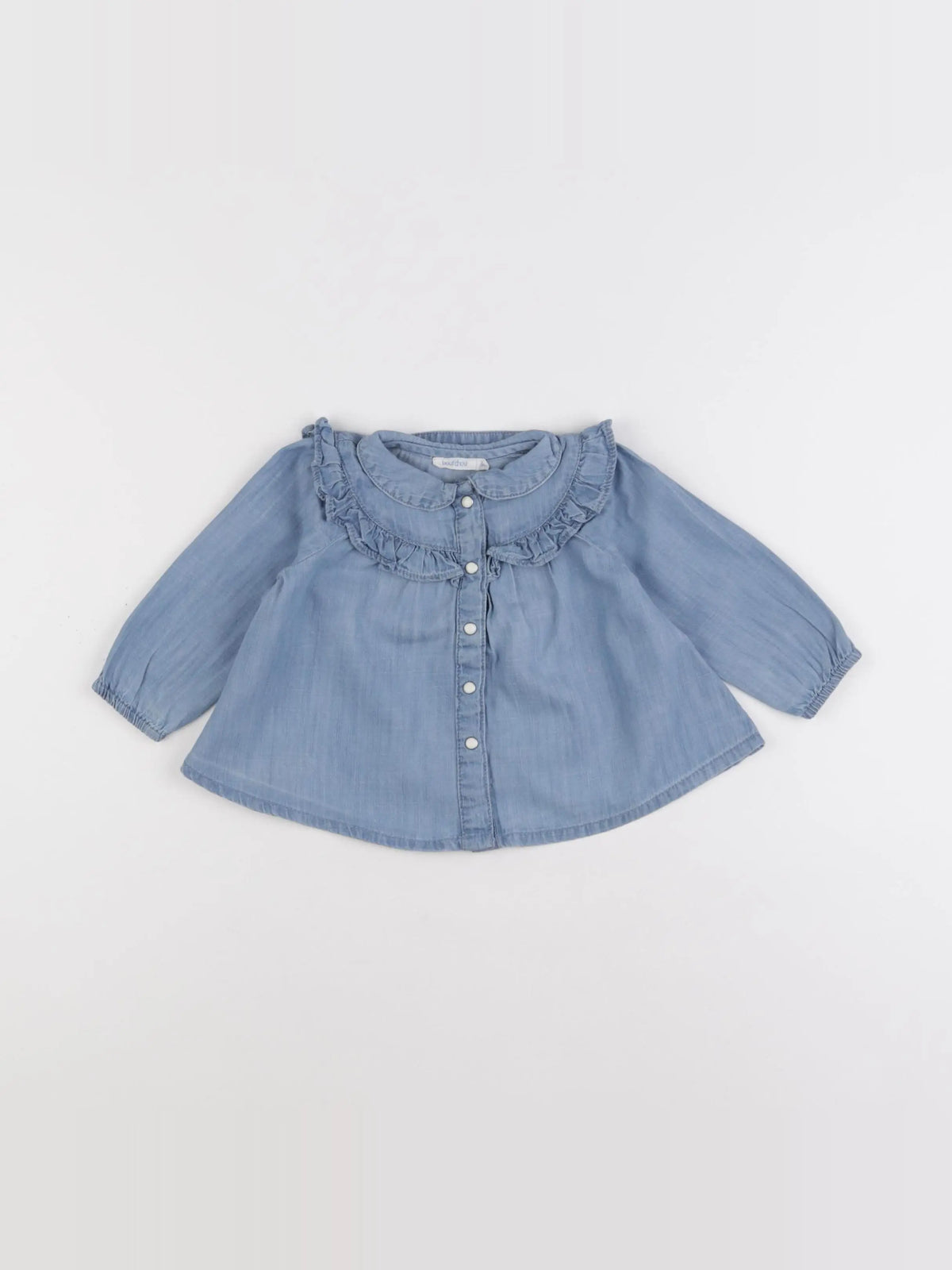 Boutchou - blouse bleu - 6 mois