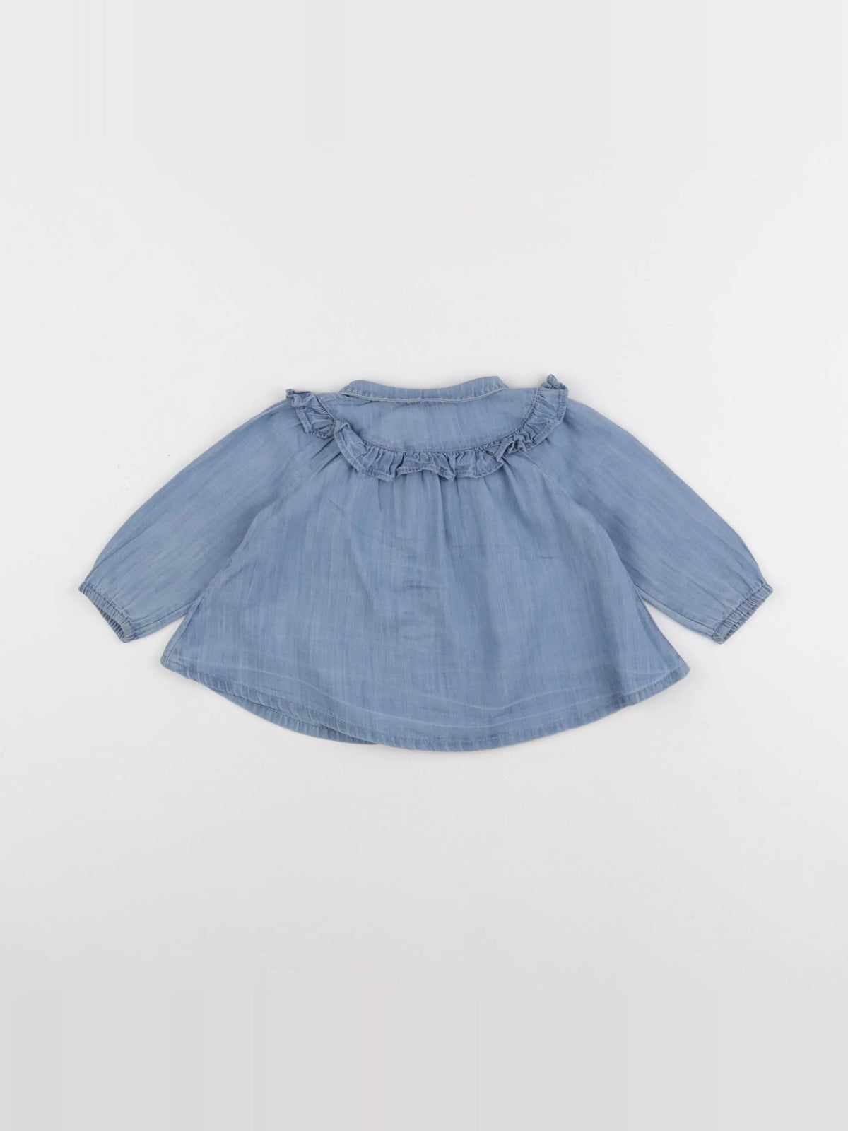 Boutchou - blouse bleu - 6 mois