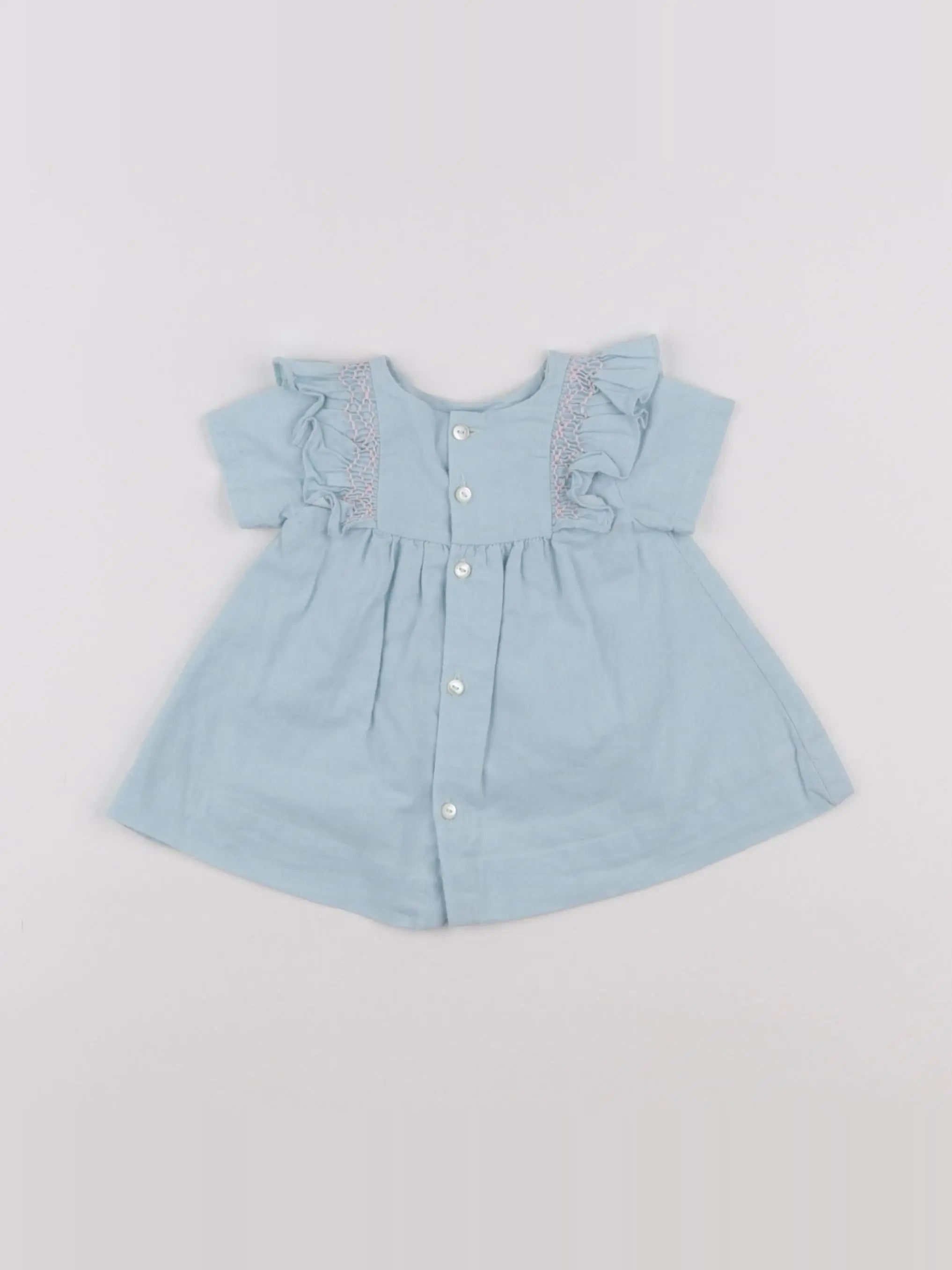 Jacadi - robe bleu - 1 mois