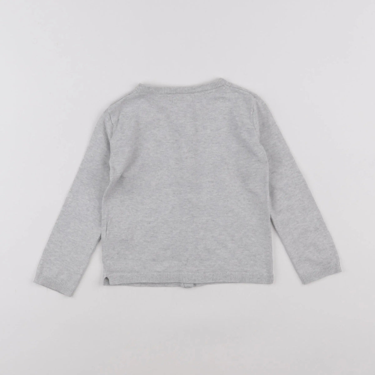 Vertbaudet - gilet gris - 3 ans
