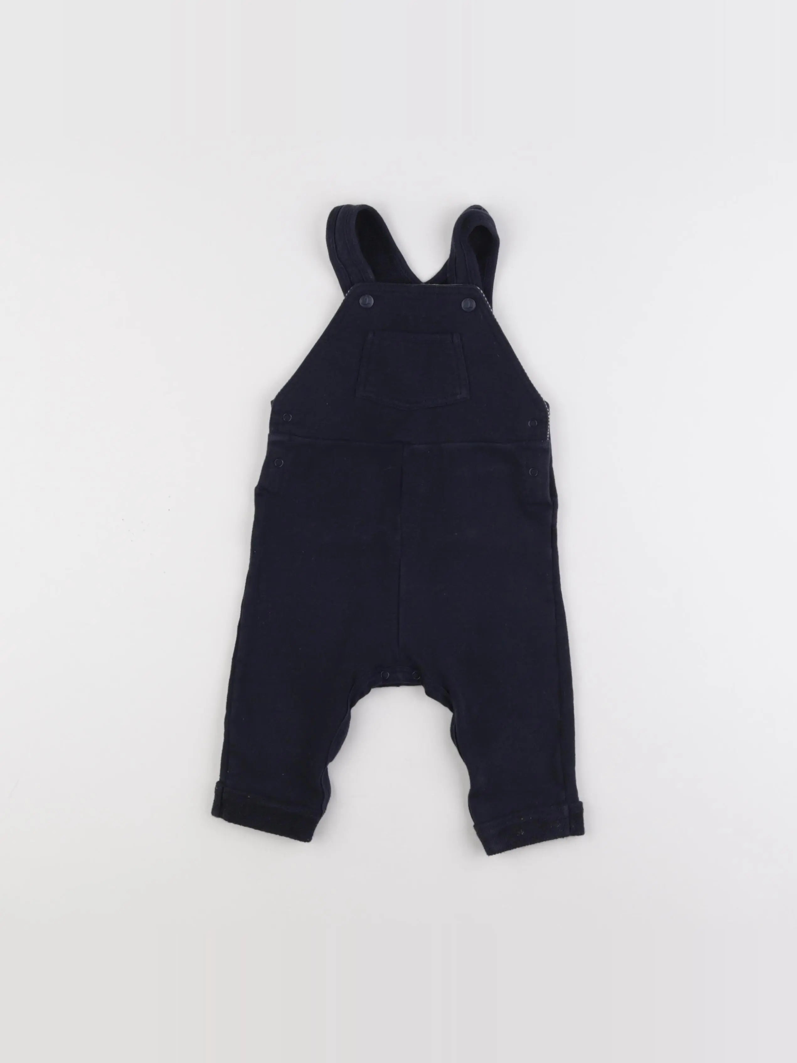 Petit Bateau - salopette bleu - 6 mois