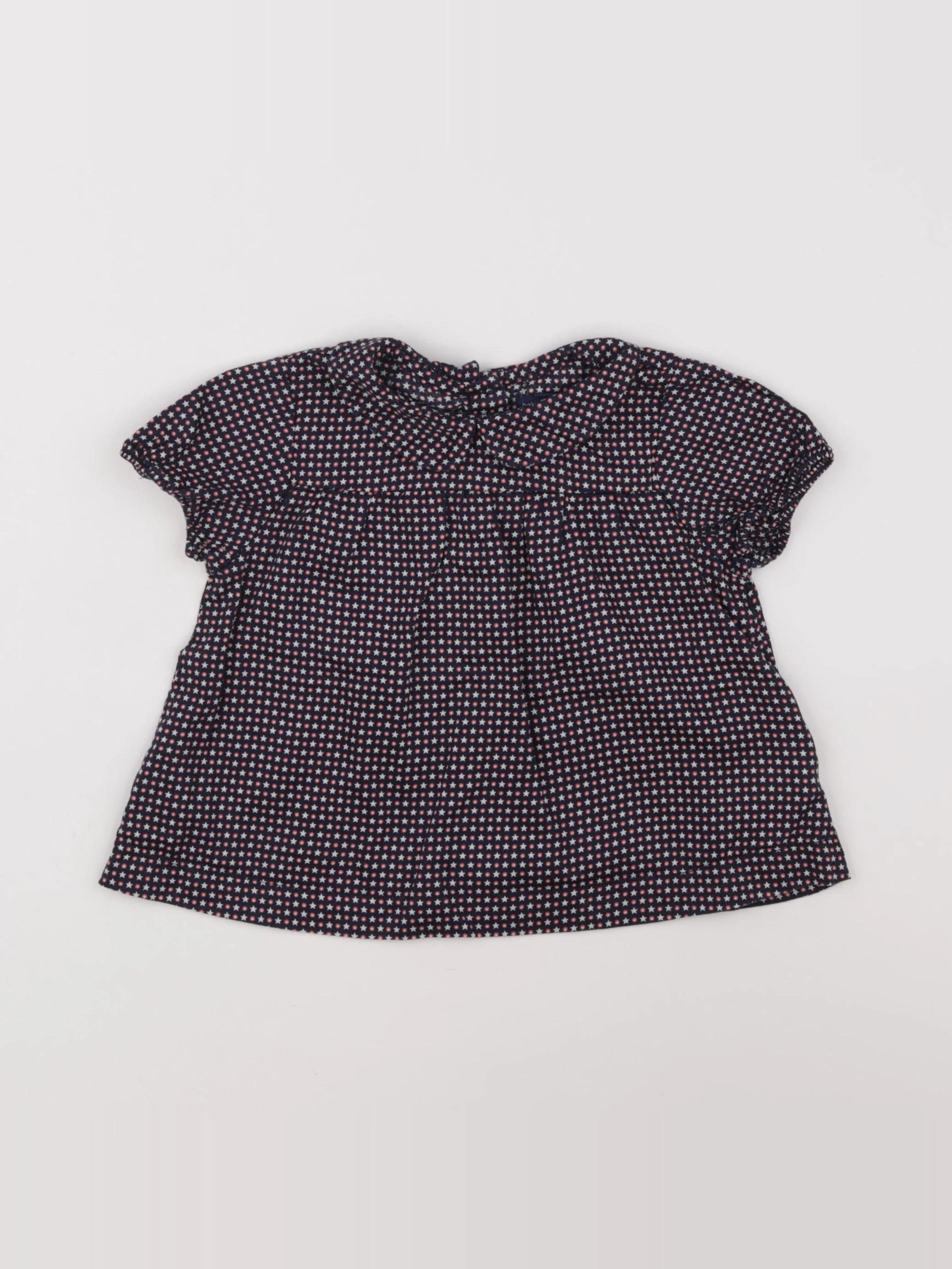 GAP - blouse bleu - 18/24 mois