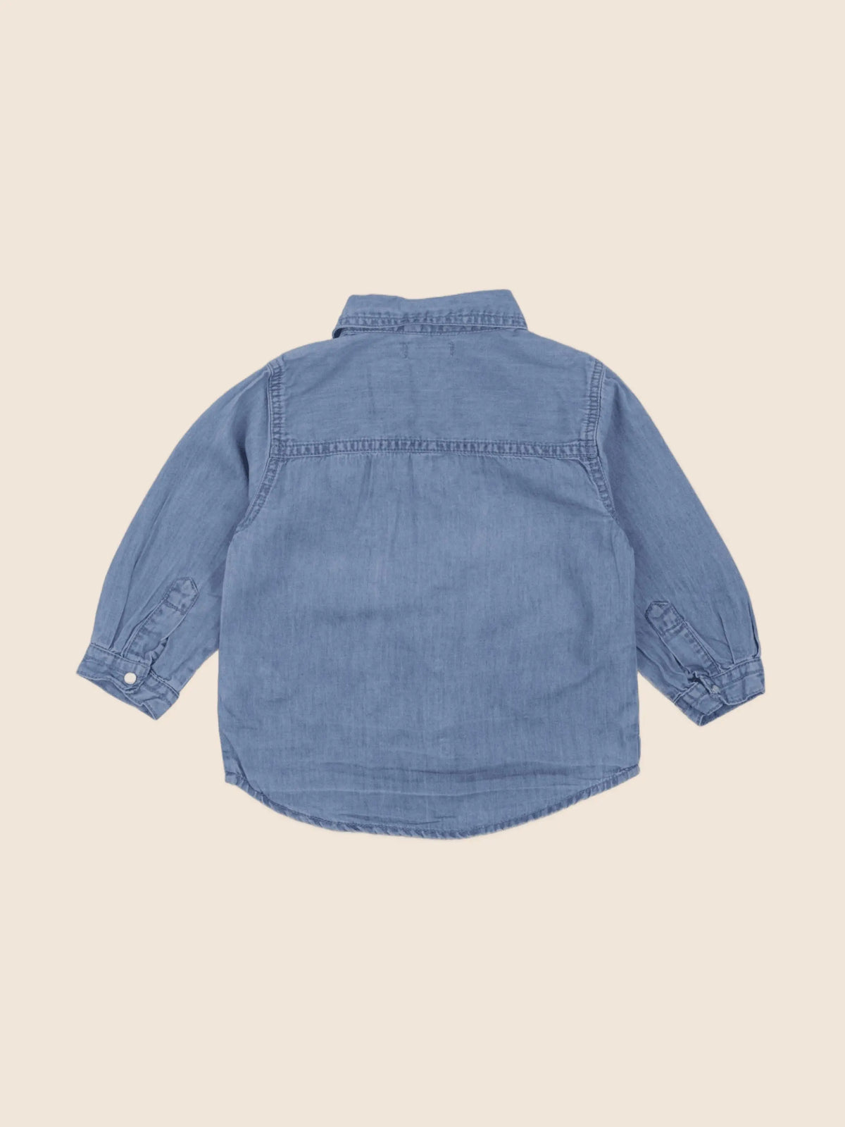 Boutchou - chemise bleu - 18 mois