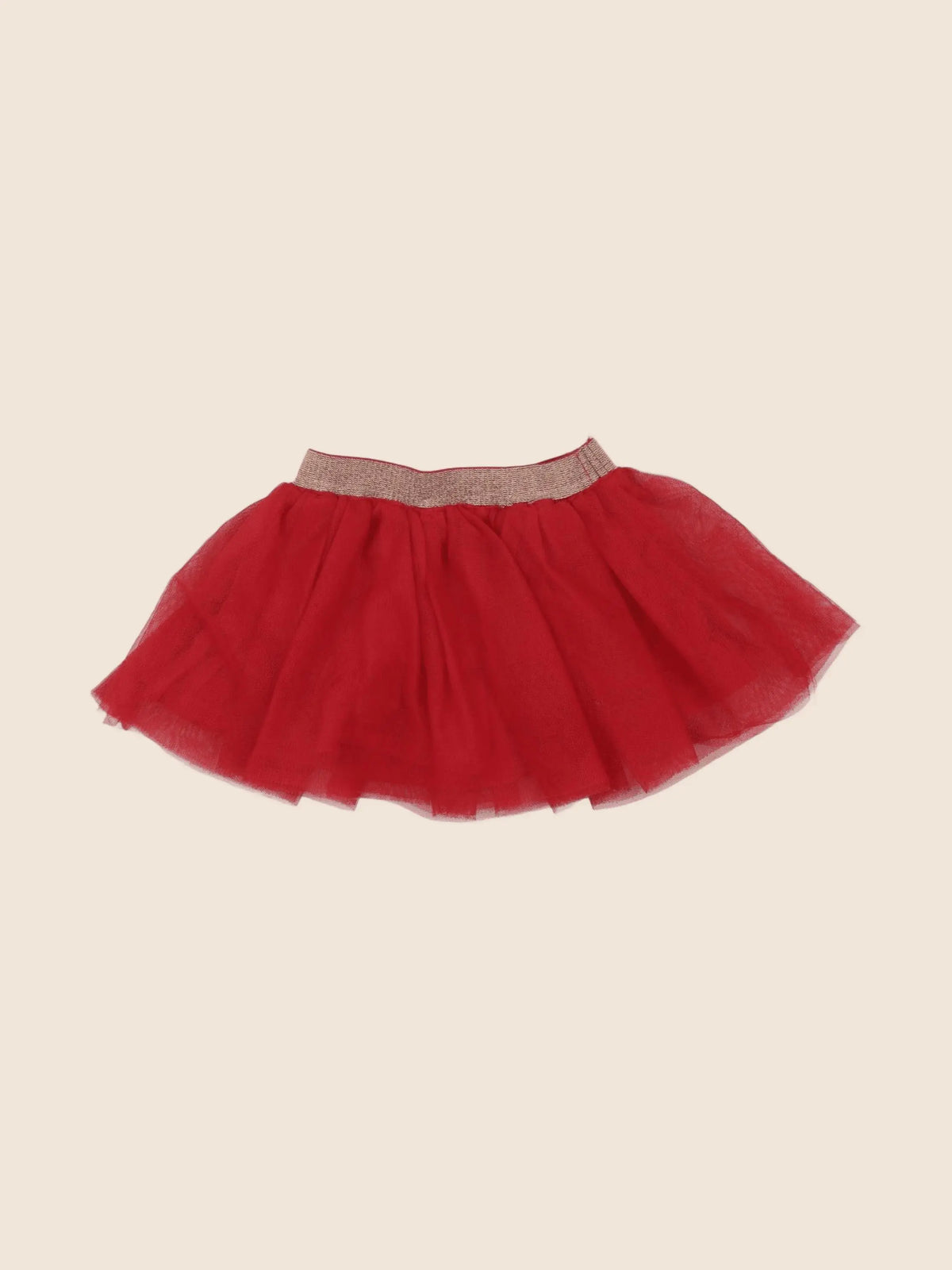 Vertbaudet - jupe rouge - 12 mois