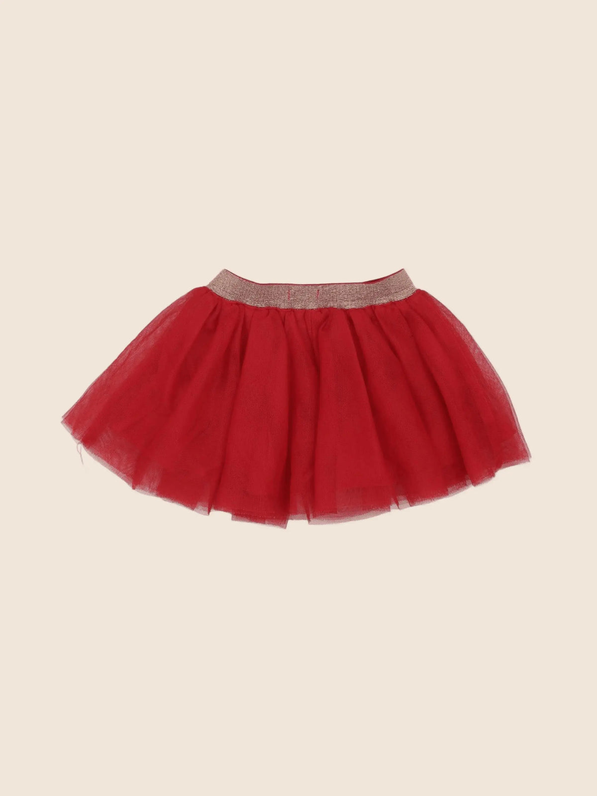 Vertbaudet - jupe rouge - 12 mois