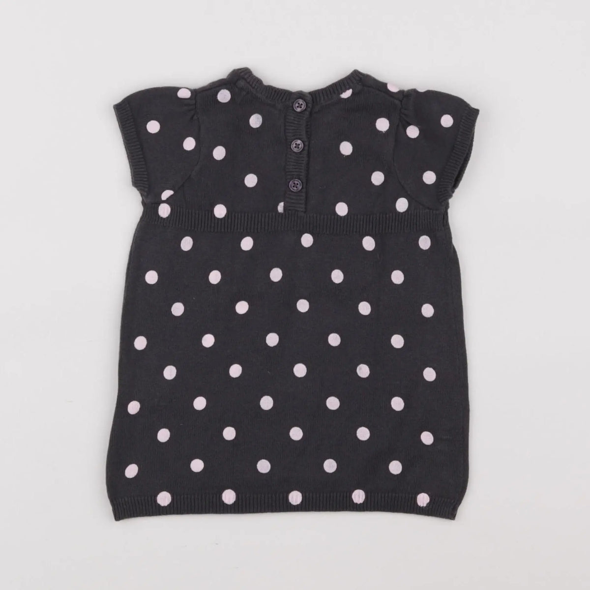 Vertbaudet - robe gris - 3 mois