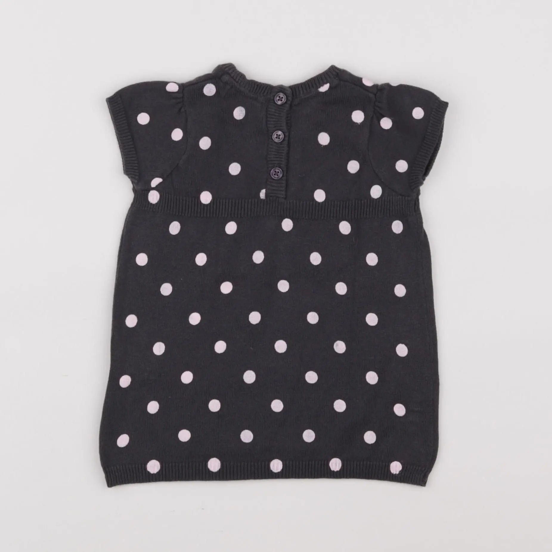 Vertbaudet - robe gris - 3 mois