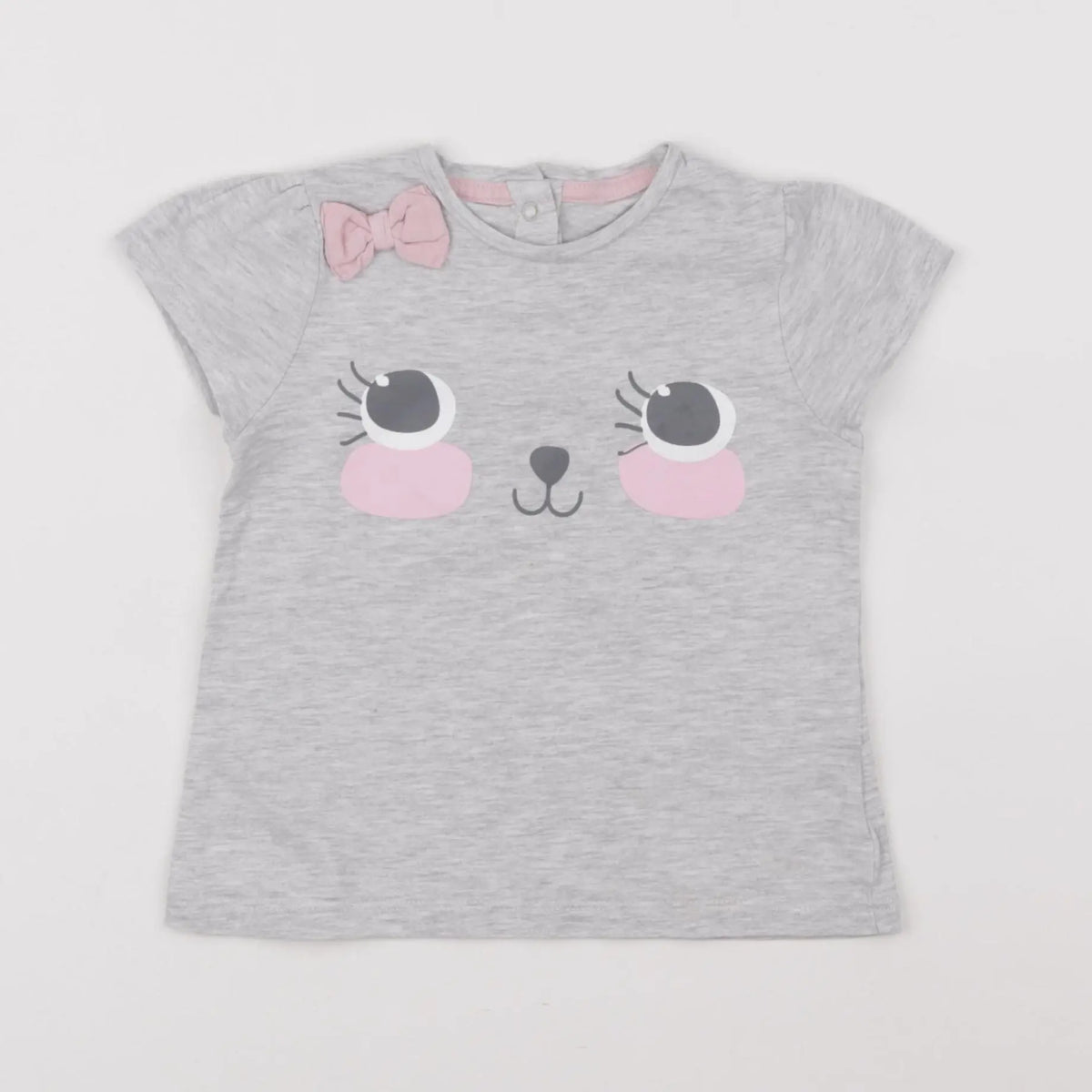 Vertbaudet - tee-shirt gris - 18 mois