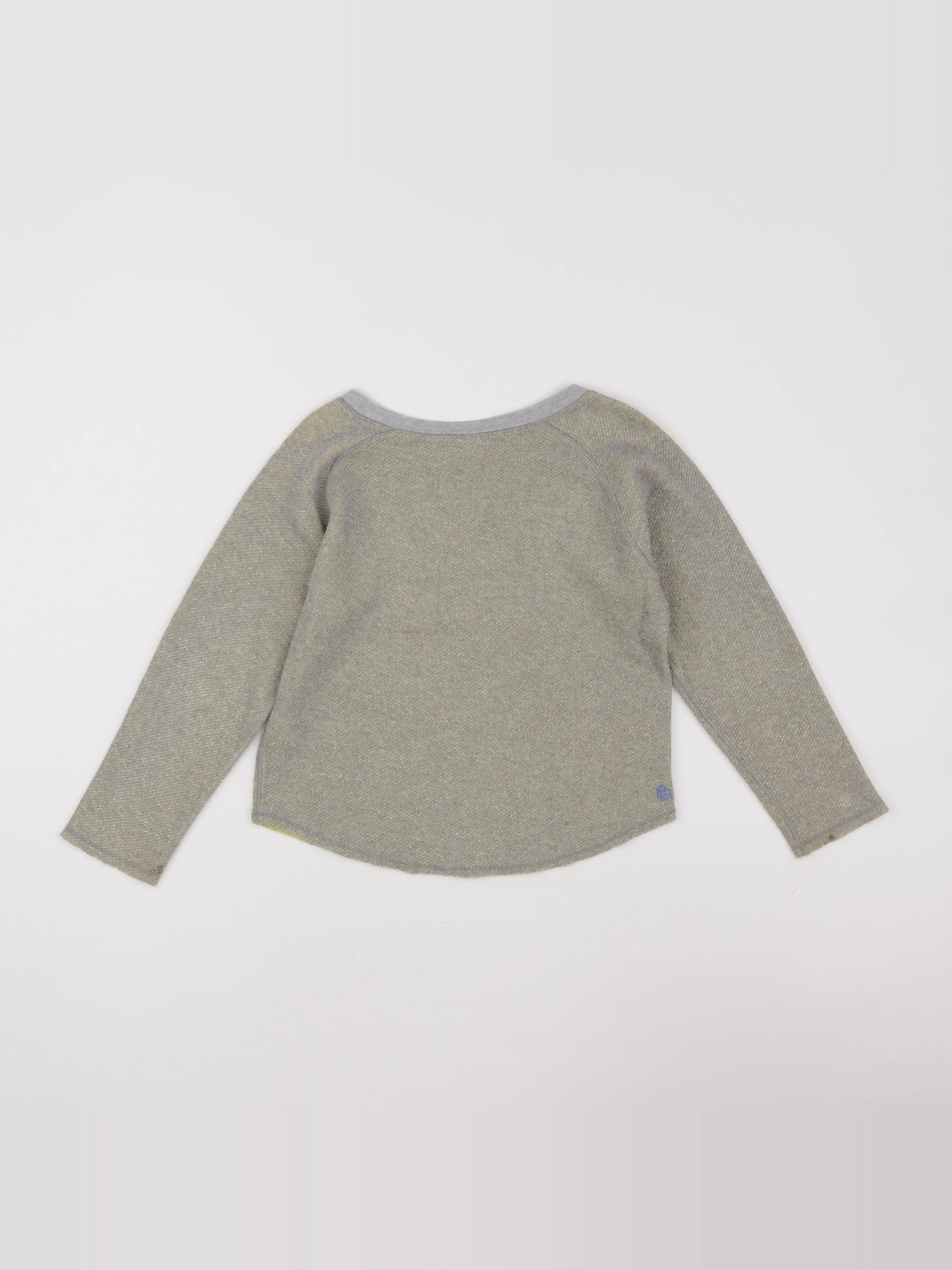 Bellerose - pull gris, or - 8 ans